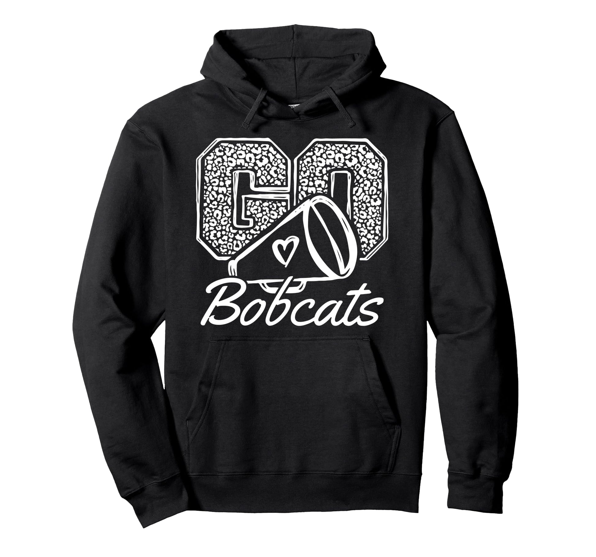 Go Cheer Bobcats Sports Name Gifts Hoodie - Custom Art Print Men Women - T-Shirt, Sweatshirt, Hoodie