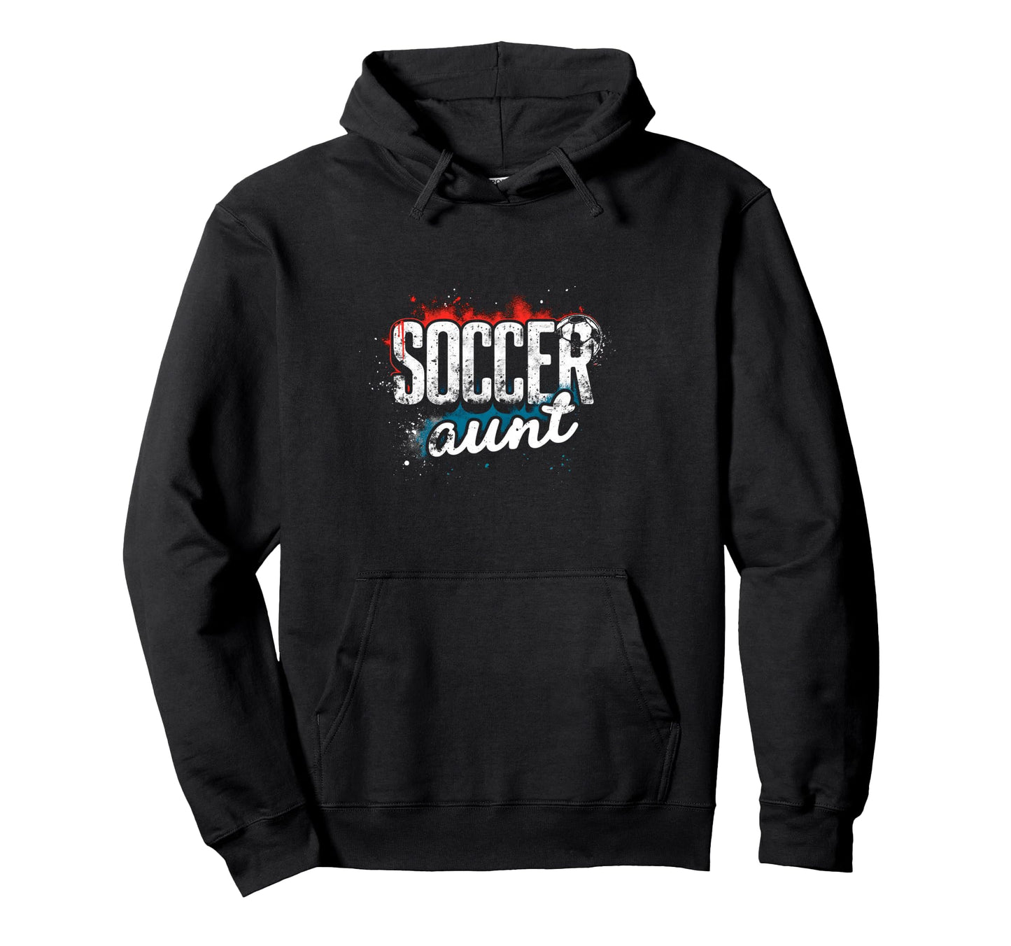 Soccer Aunt Hoodie - Custom Art Print Unisex - T-Shirt, Sweatshirt, Hoodie