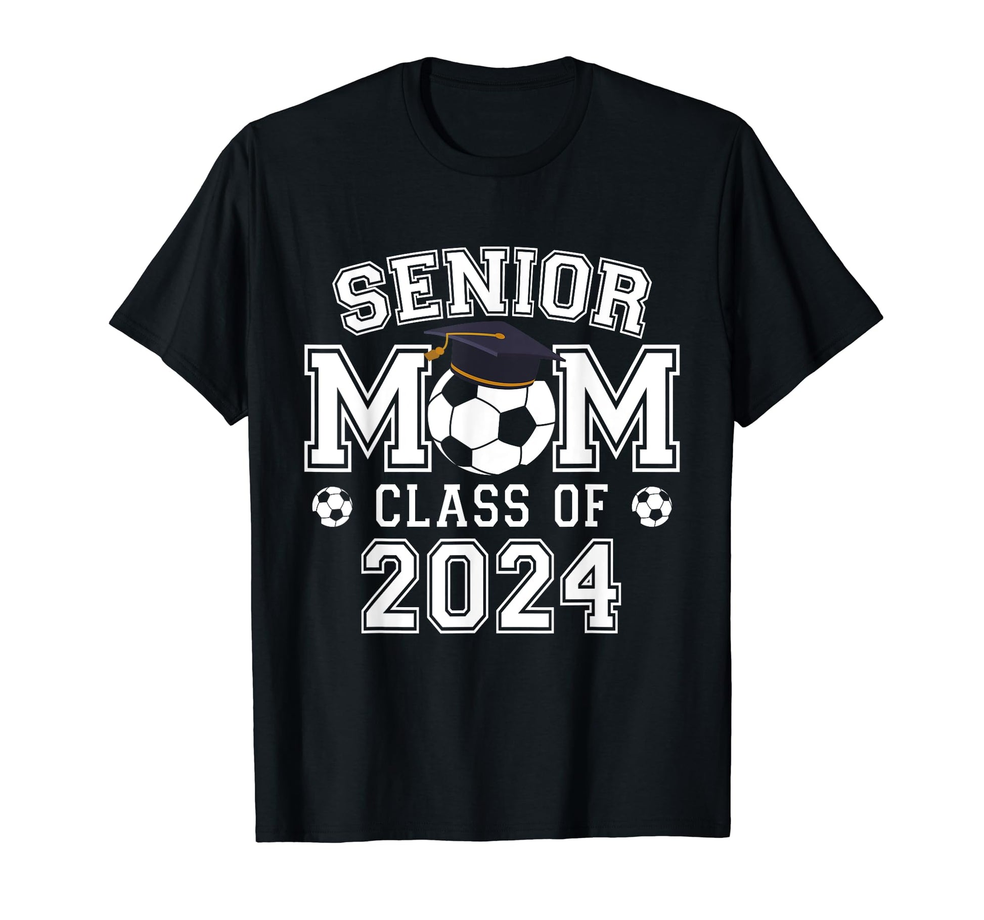 Class 2024 Soccer Senior 24 Mom T-Shirt - Custom Art Print Men Women - T-Shirt, Sweatshirt, Hoodie