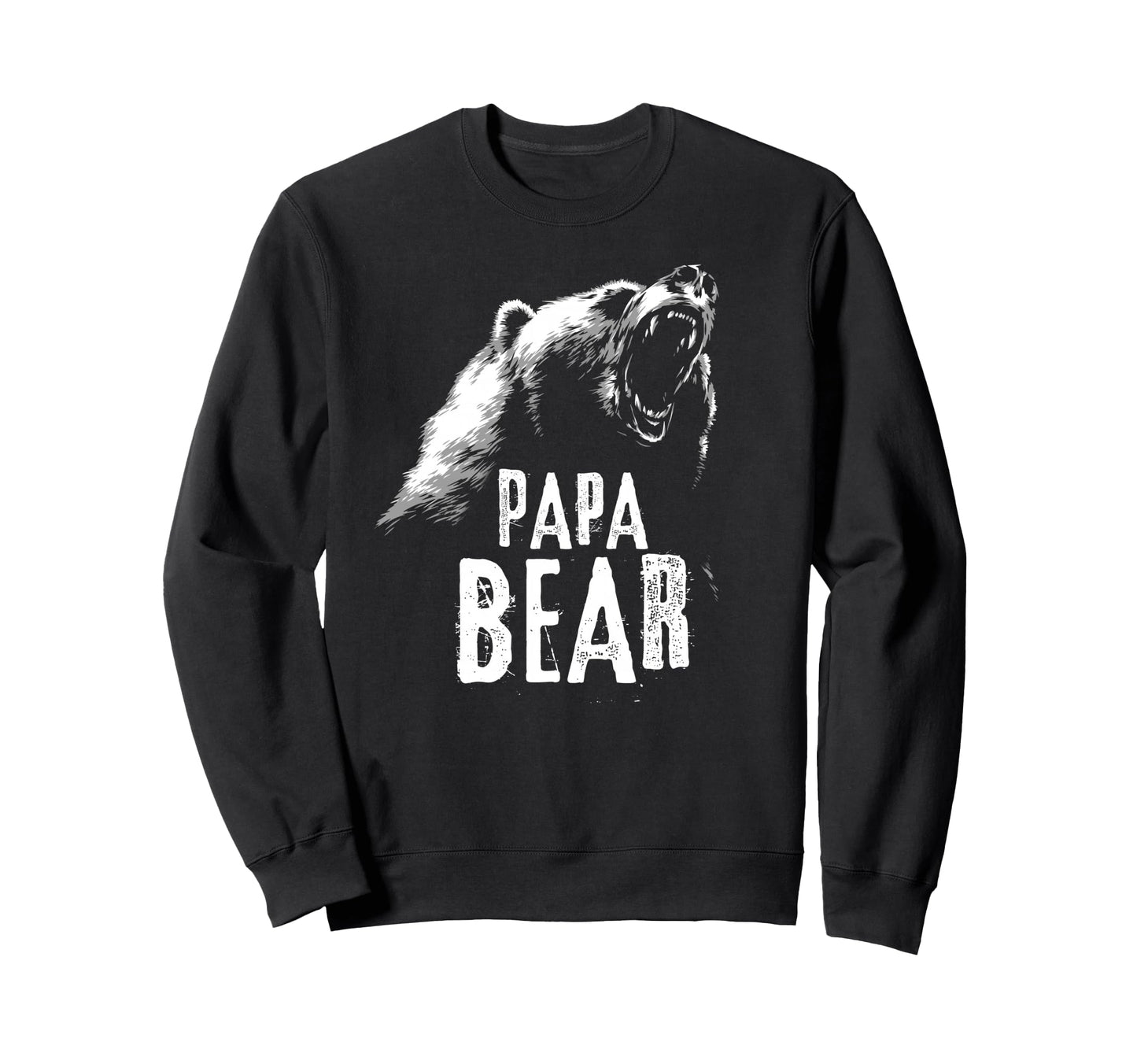 Papa Bear Best Dad Fathers Day Father Sweatshirt - Trendy Graphic Unisex - T-Shirt, Sweatshirt, Hoodie