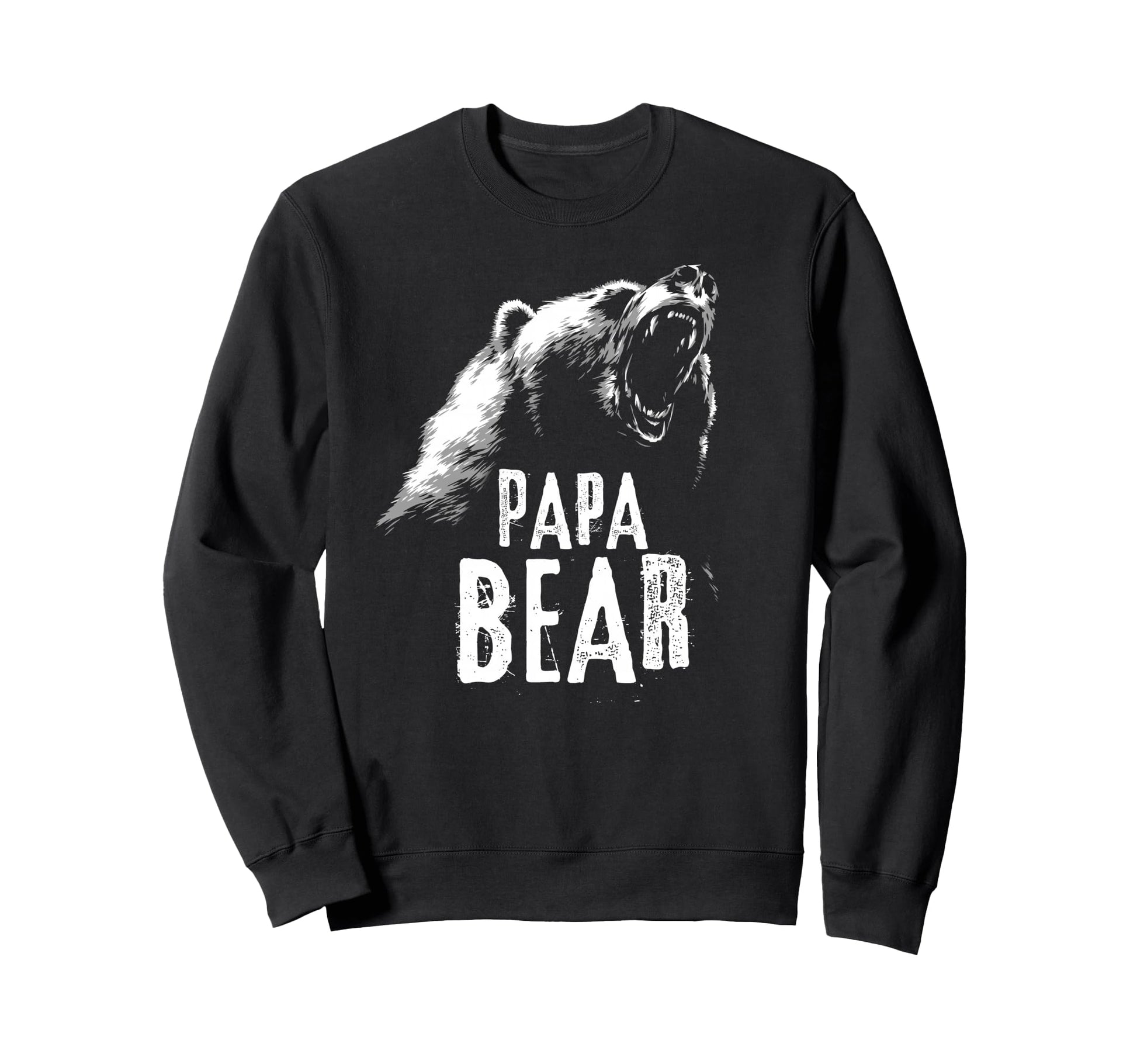 Papa Bear Best Dad Fathers Day Father Sweatshirt - Trendy Graphic Unisex - T-Shirt, Sweatshirt, Hoodie