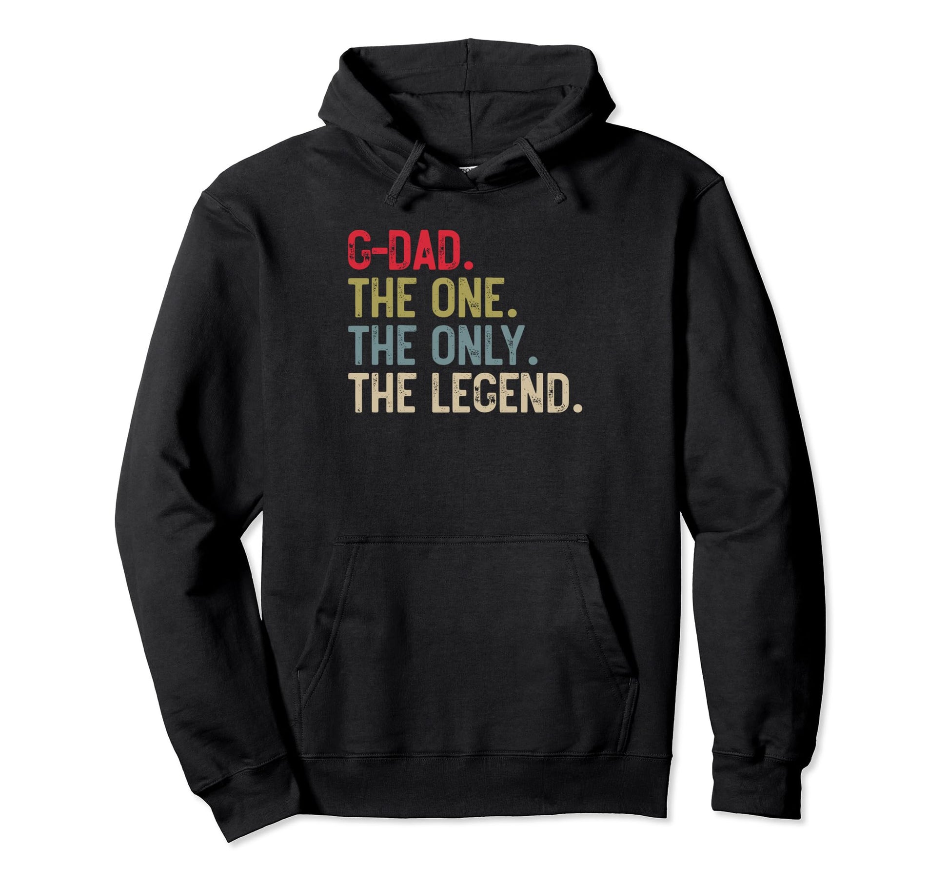 Mens G Dad One Only Legend Papa Hoodie - Custom Art Print for Adults - T-Shirt, Sweatshirt, Hoodie