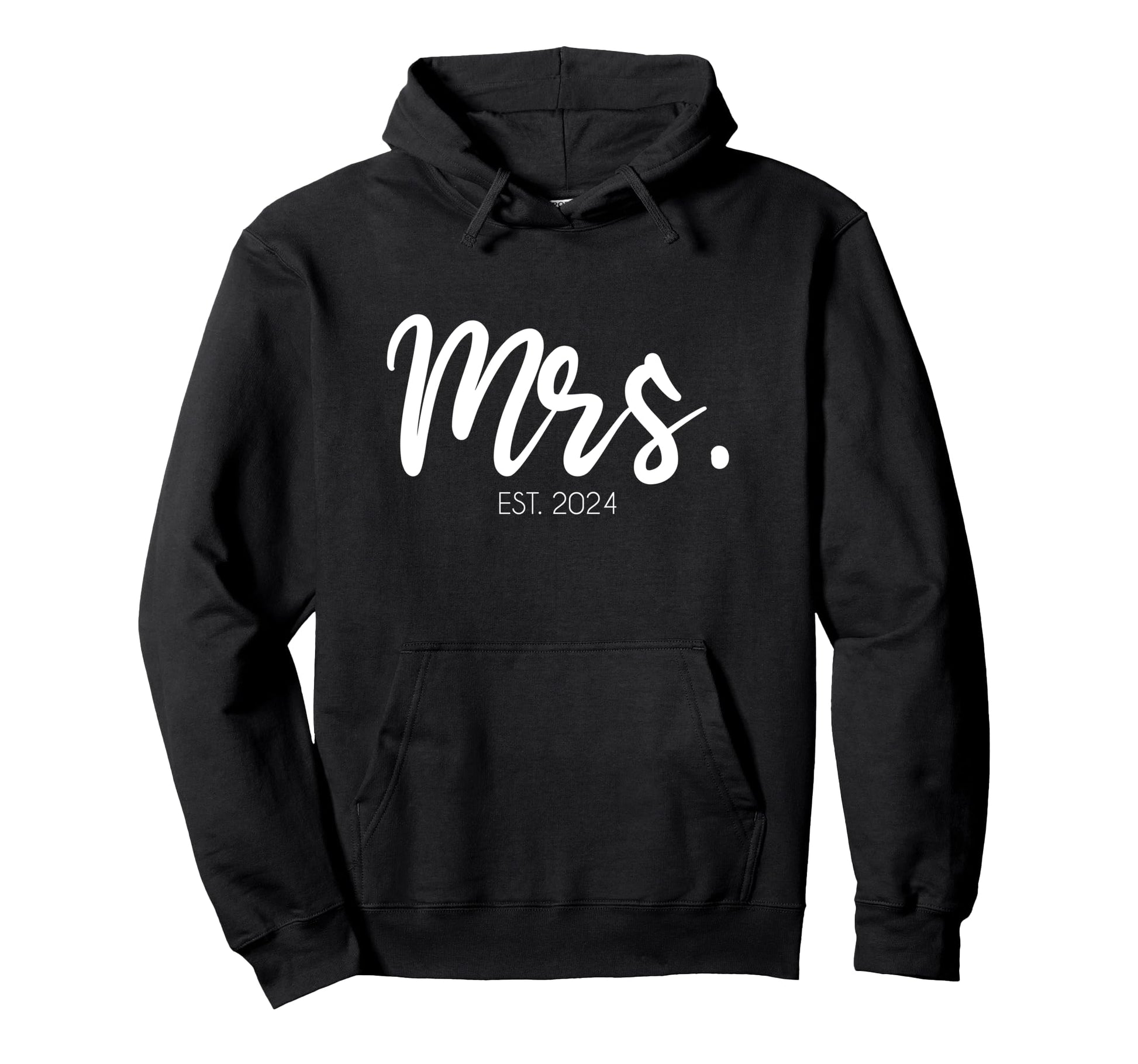 Wedding Matching Gifts Mrs Est 2024 Hoodie - Casual Everyday Wear Unisex - T-Shirt, Sweatshirt, Hoodie