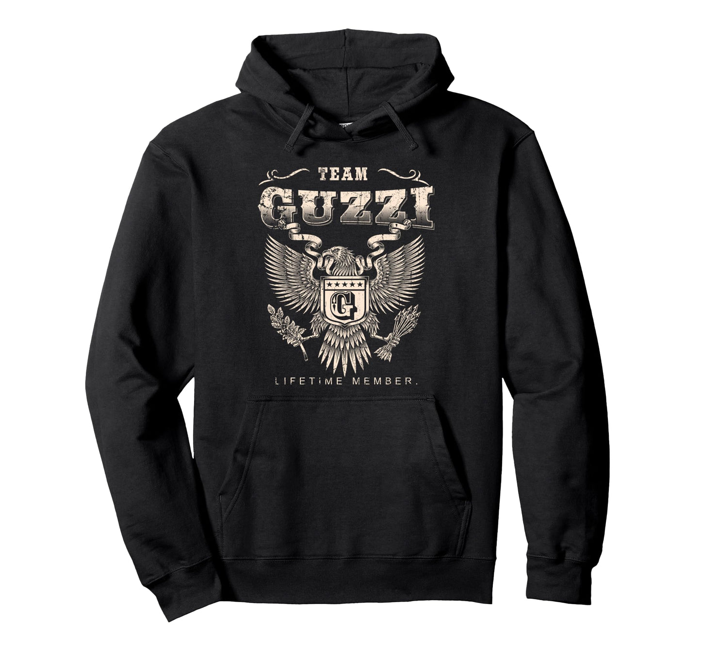Team Guzzi Lifetime Member Guzzi Name Hoodie - Graphic Print Men Women - T-Shirt, Sweatshirt, Hoodie