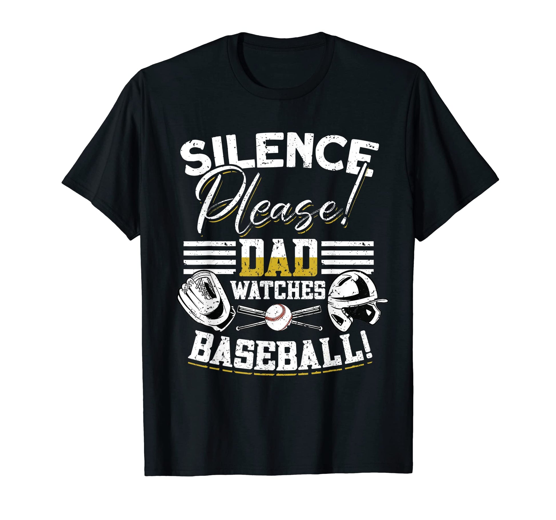 Mens Silence Please Dad Watches T-Shirt - Custom Art Print for Adults - T-Shirt, Sweatshirt, Hoodie