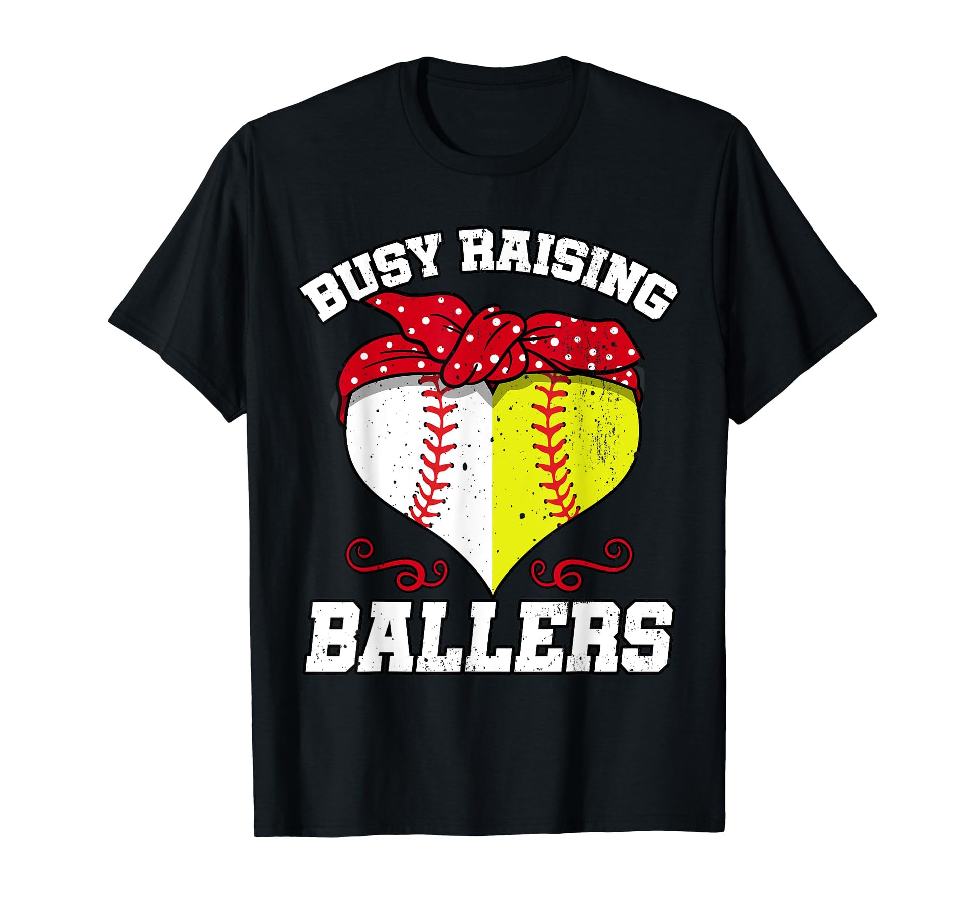 Busy Raising Ballers Baseball T-Shirt - Custom Art Print for Adults - T-Shirt, Sweatshirt, Hoodie