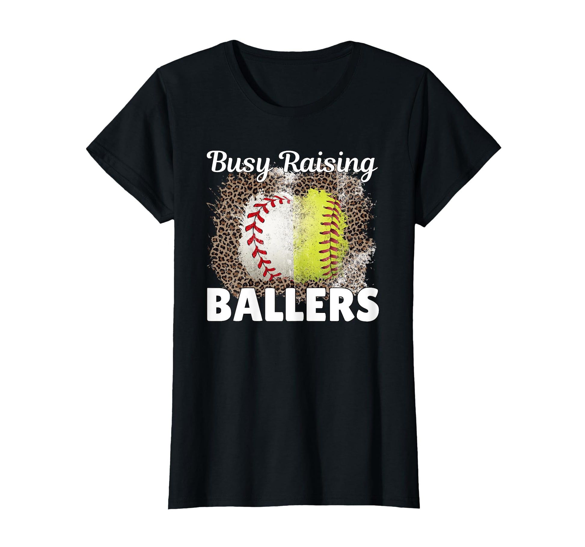 Busy Raising Ballers Softball And T-Shirt - Graphic Print Men Women - T-Shirt, Sweatshirt, Hoodie