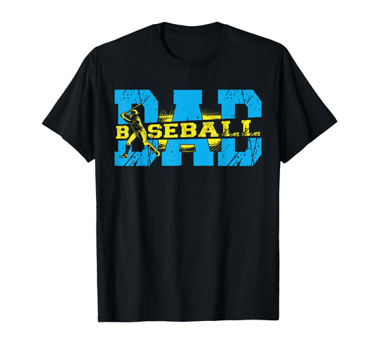 Baseball Fan Dad Father Baseball Dad T-Shirt - Unique Graphic for Adults - T-Shirt, Sweatshirt, Hoodie