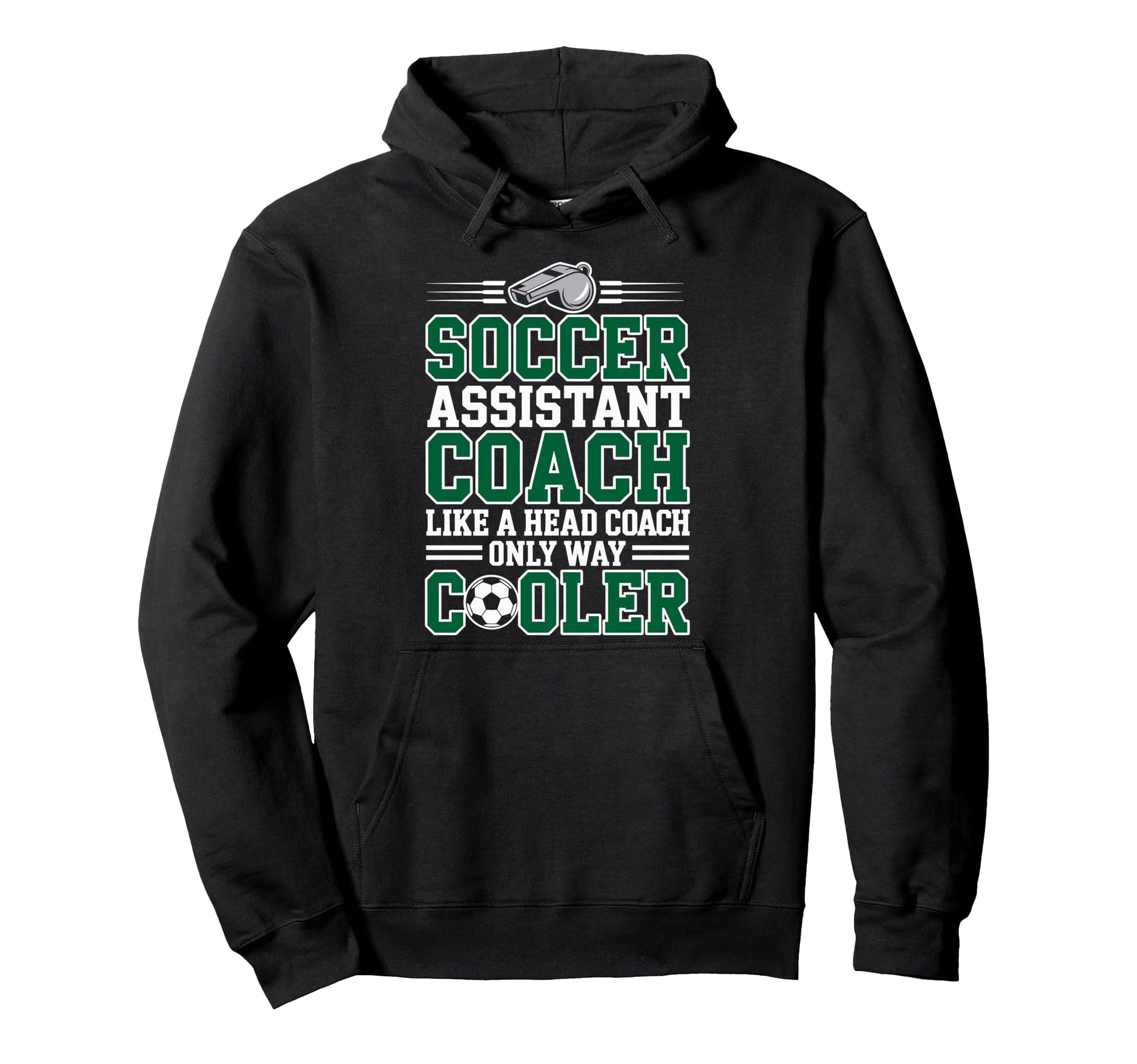 Soccer Assistant Coach Like Head Hoodie - Minimalist Print for Adults - T-Shirt, Sweatshirt, Hoodie