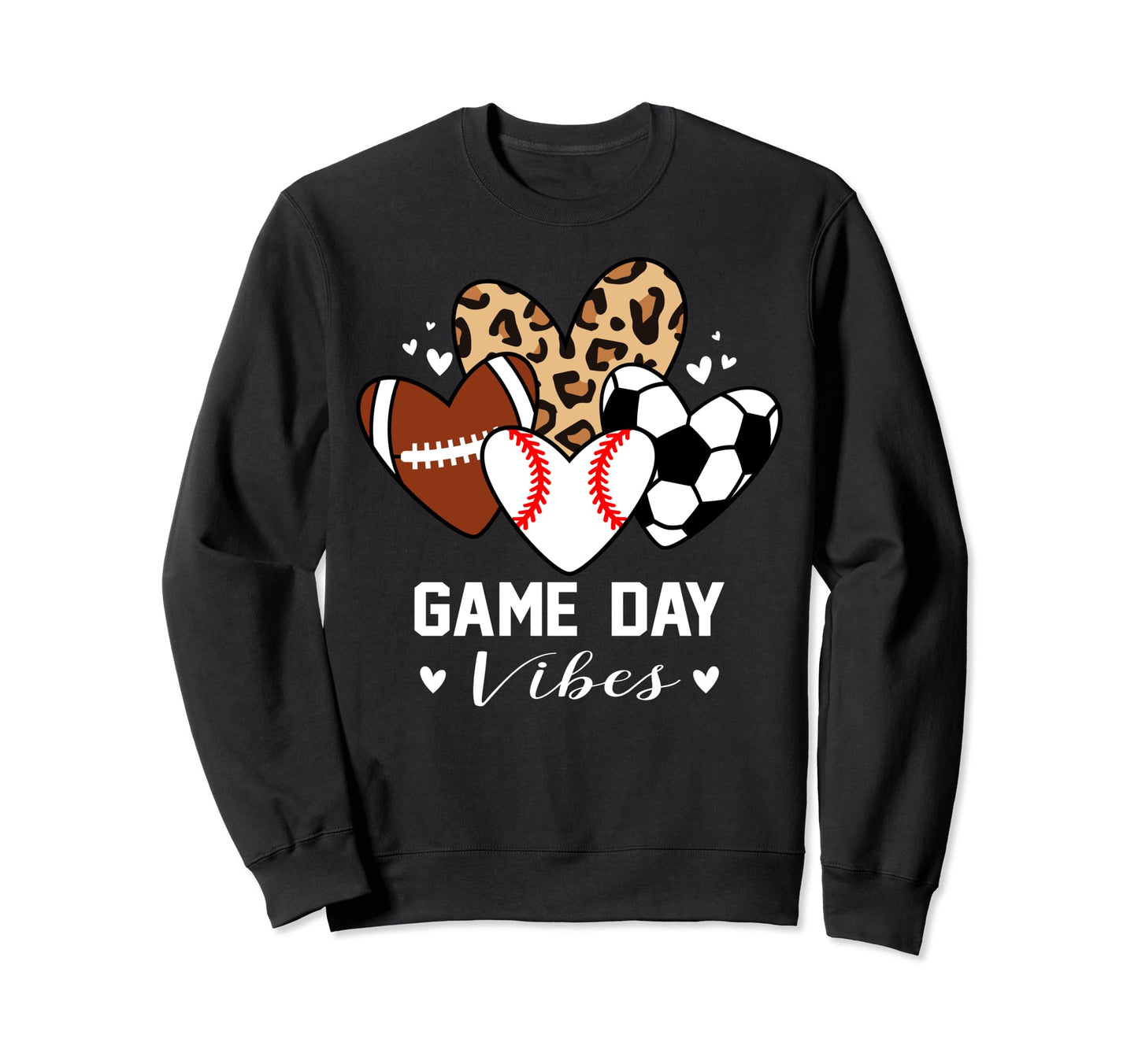 Game Day Vibes Funny Baseball Sweatshirt - Unique Graphic for Adults - T-Shirt, Sweatshirt, Hoodie