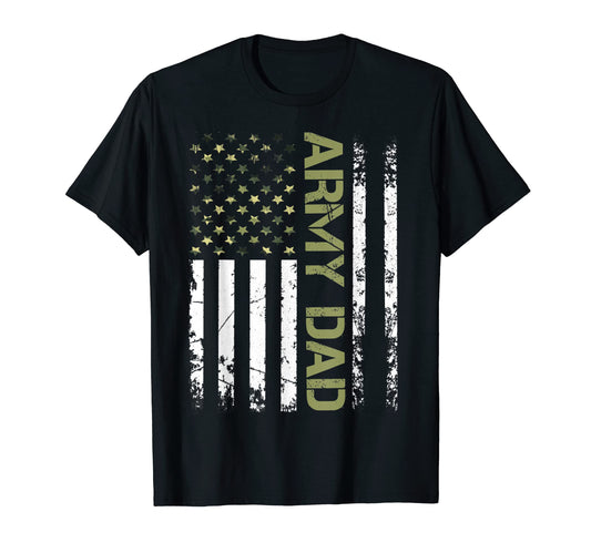 Army Dad United States Usa Flag Fathers T-Shirt - Streetwear Style Unisex - T-Shirt, Sweatshirt, Hoodie