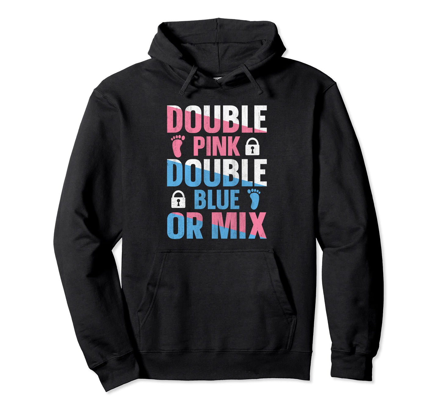 Gender Reveal Twins Gender Reveal Hoodie - Streetwear Style for Adults - T-Shirt, Sweatshirt, Hoodie