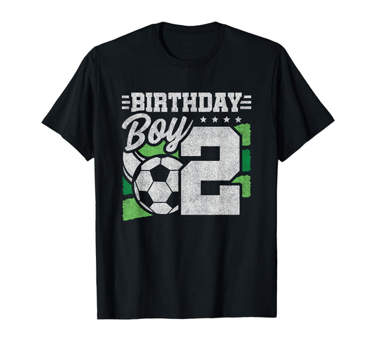 2 Year Old Soccer Birthday 2Nd Birthday T-Shirt - Graphic Print for Adults - T-Shirt, Sweatshirt, Hoodie