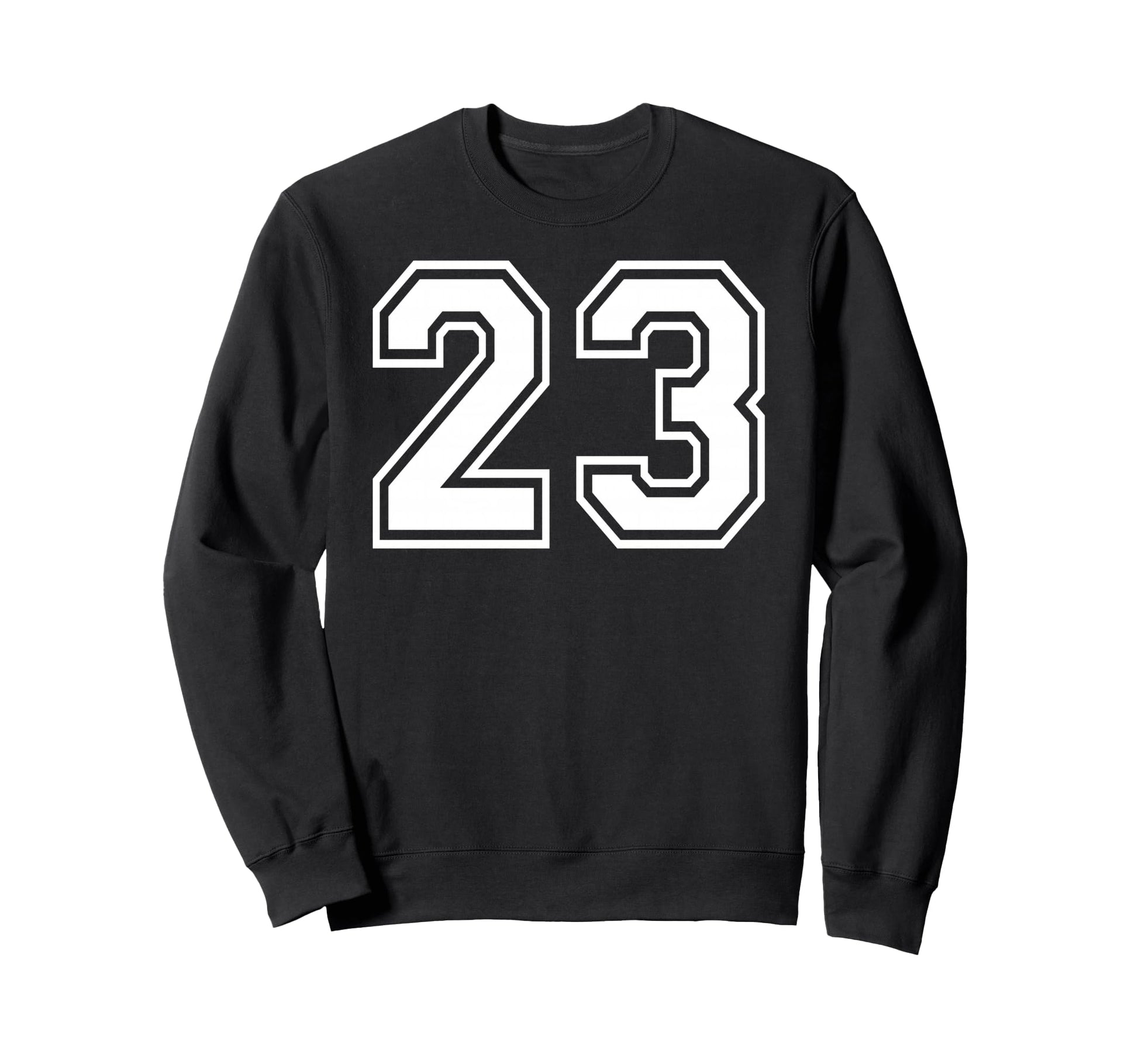 23 Number Twenty Three Team Sports Sweatshirt - Aesthetic Graphic Unisex - T-Shirt, Sweatshirt, Hoodie