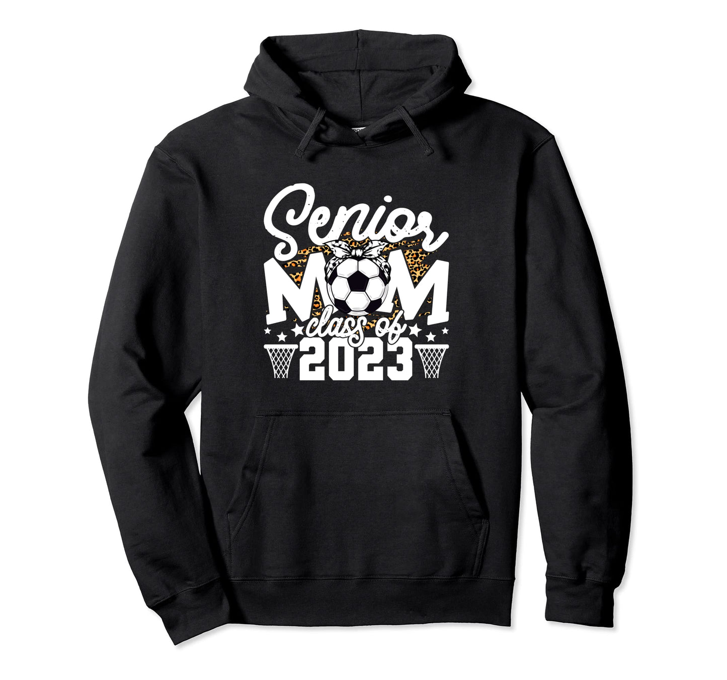 Leopard Senior Mom Class 2023 Senior Hoodie - Minimalist Print Unisex - T-Shirt, Sweatshirt, Hoodie