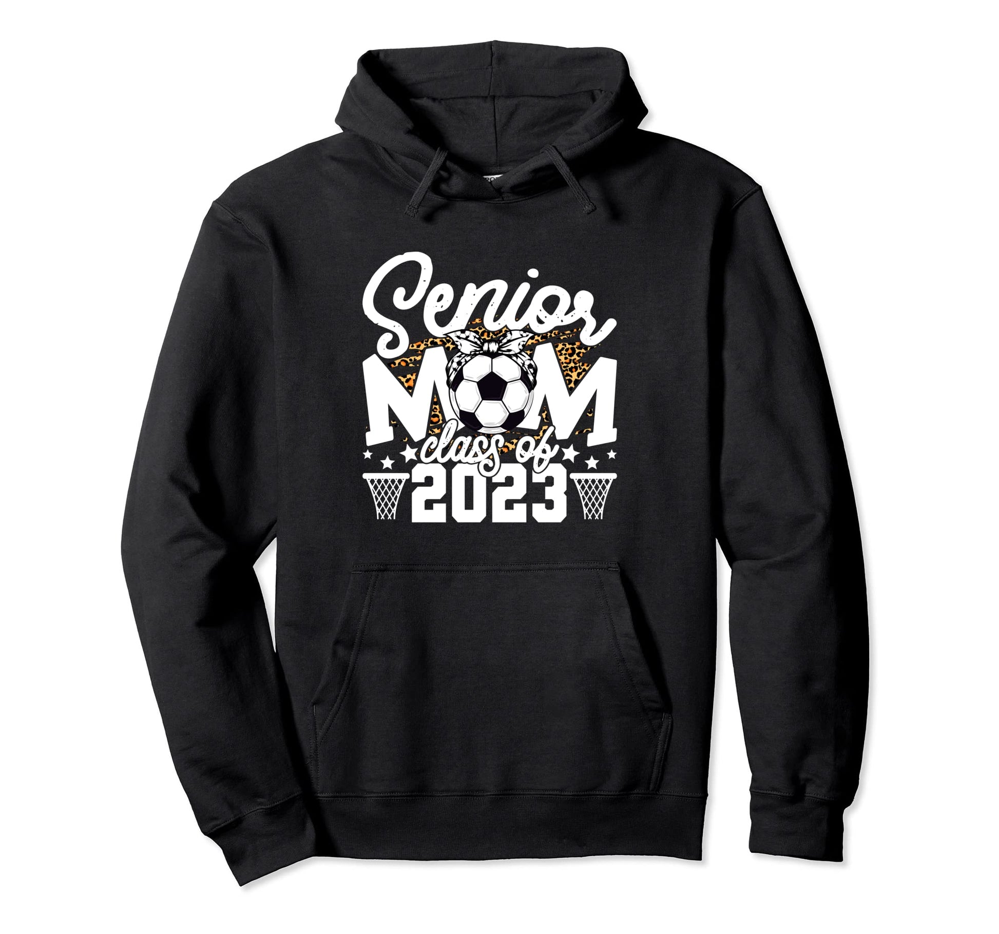 Leopard Senior Mom Class 2023 Senior Hoodie - Minimalist Print Unisex - T-Shirt, Sweatshirt, Hoodie