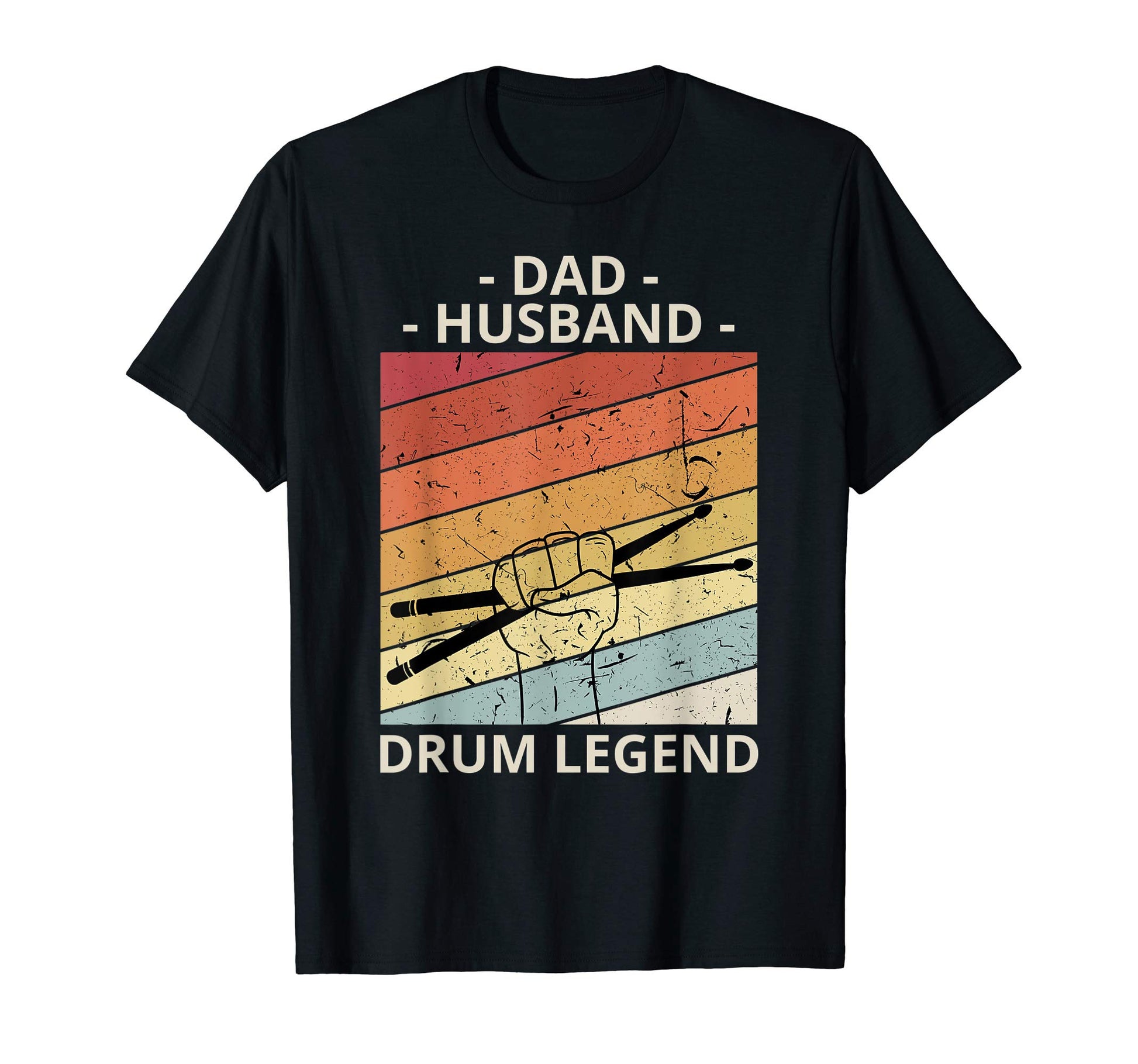 Mens Drummer Dad Gifts Dad Husband T-Shirt - Aesthetic Graphic Unisex - T-Shirt, Sweatshirt, Hoodie