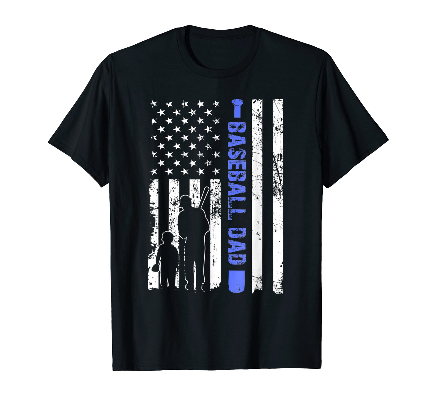 Mens Proud Baseball Us Dad American T-Shirt - Aesthetic Graphic for Adults - T-Shirt, Sweatshirt, Hoodie