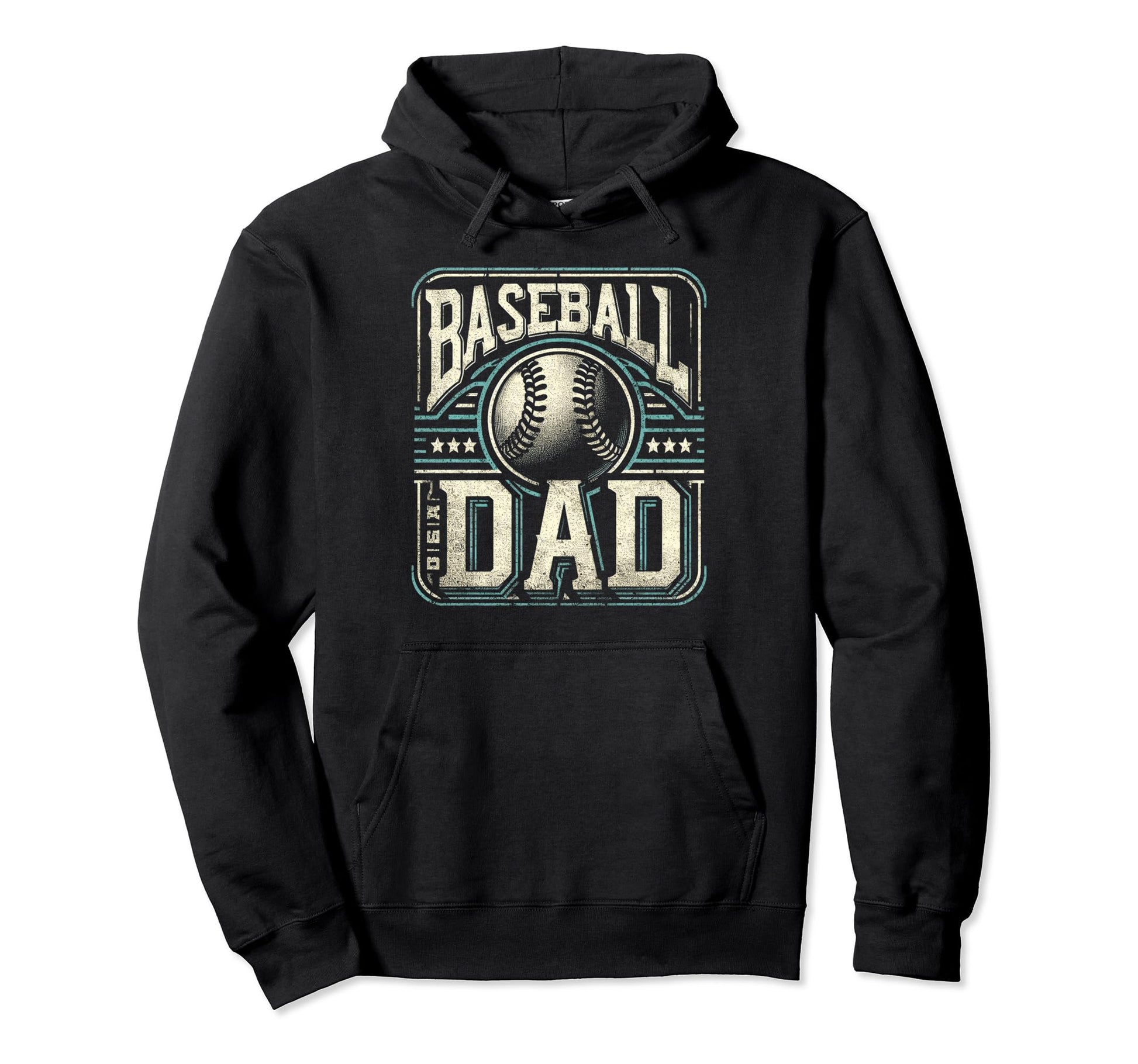 Baseball Dad Fathers Day Hoodie - Novelty Apparel for Adults - T-Shirt, Sweatshirt, Hoodie