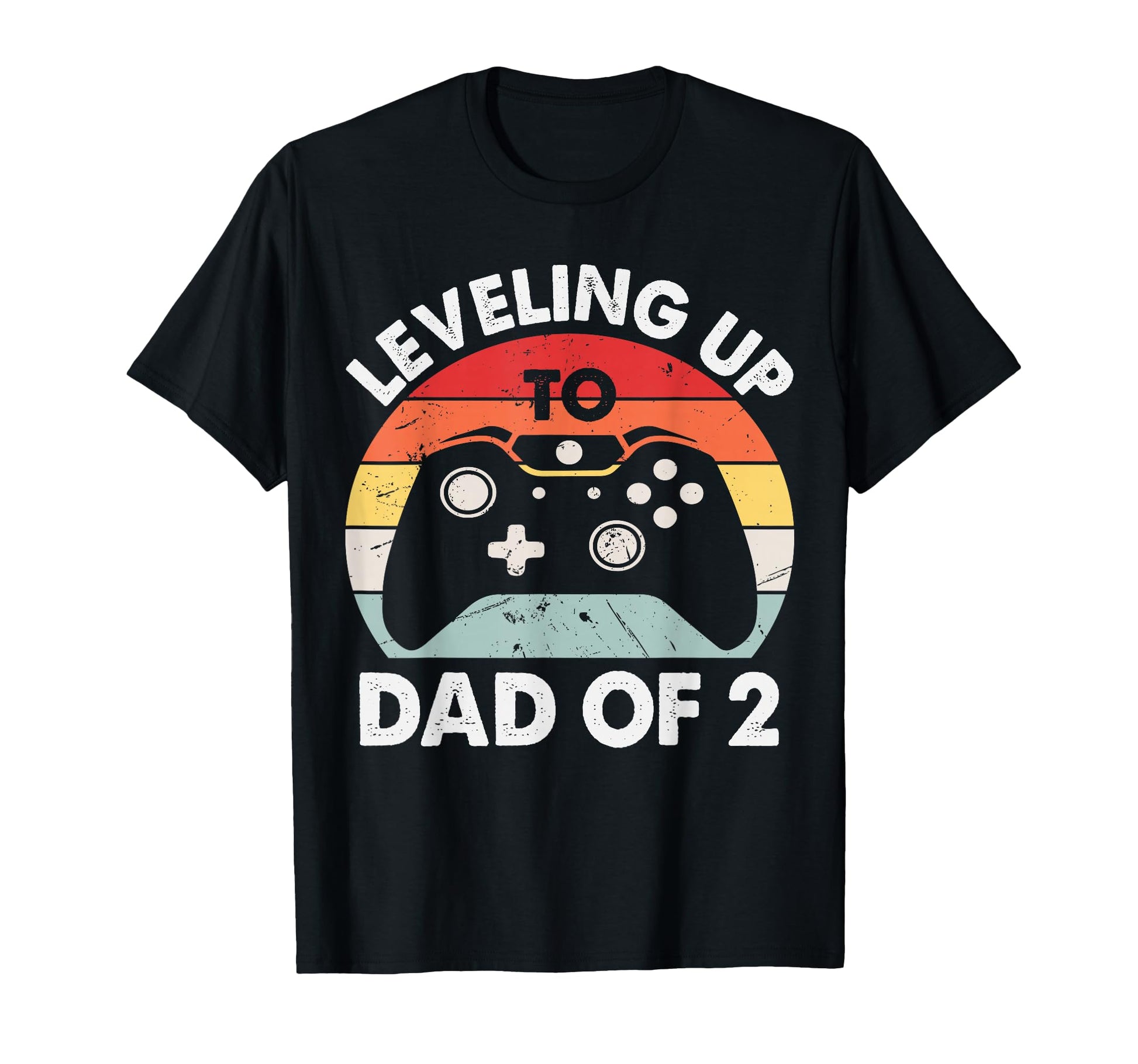 Gaming Dad Two Promoted 2Nd Time Gamer T-Shirt - Minimalist Print Unisex - T-Shirt, Sweatshirt, Hoodie