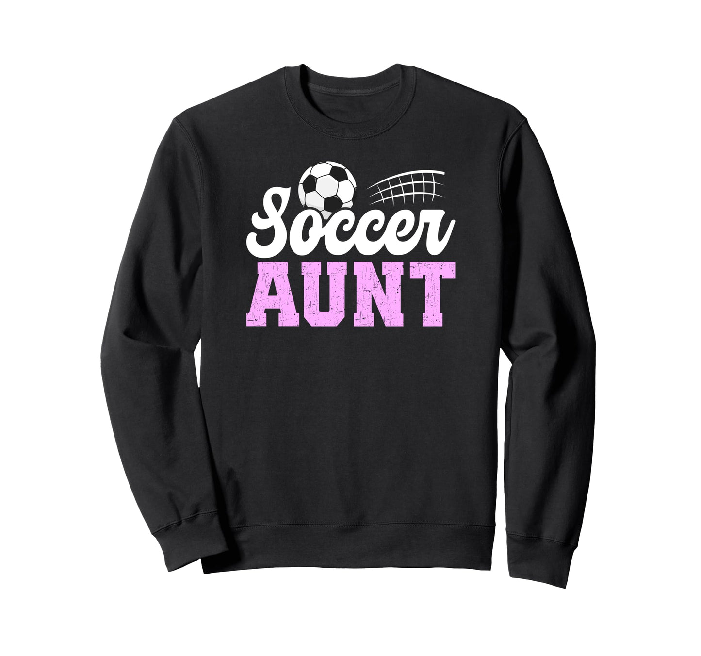 Proud Soccer Aunt Soccer Player Sweatshirt - Aesthetic Graphic for Adults - T-Shirt, Sweatshirt, Hoodie