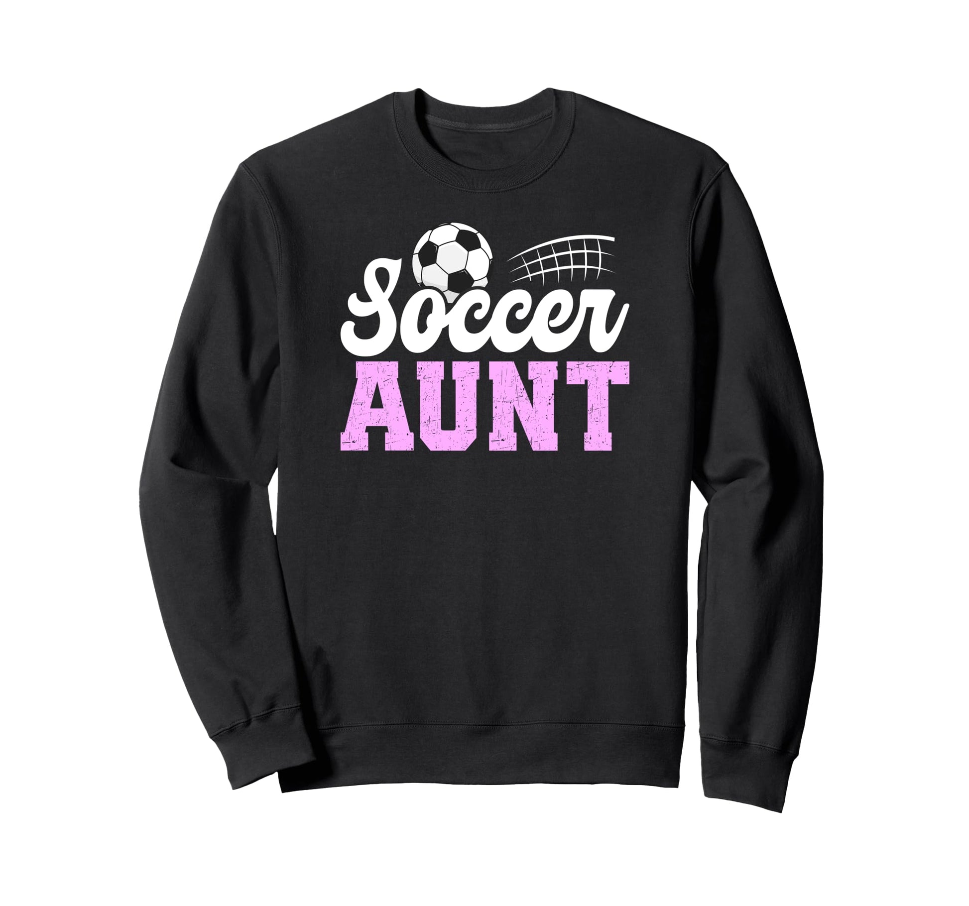Proud Soccer Aunt Soccer Player Sweatshirt - Aesthetic Graphic for Adults - T-Shirt, Sweatshirt, Hoodie