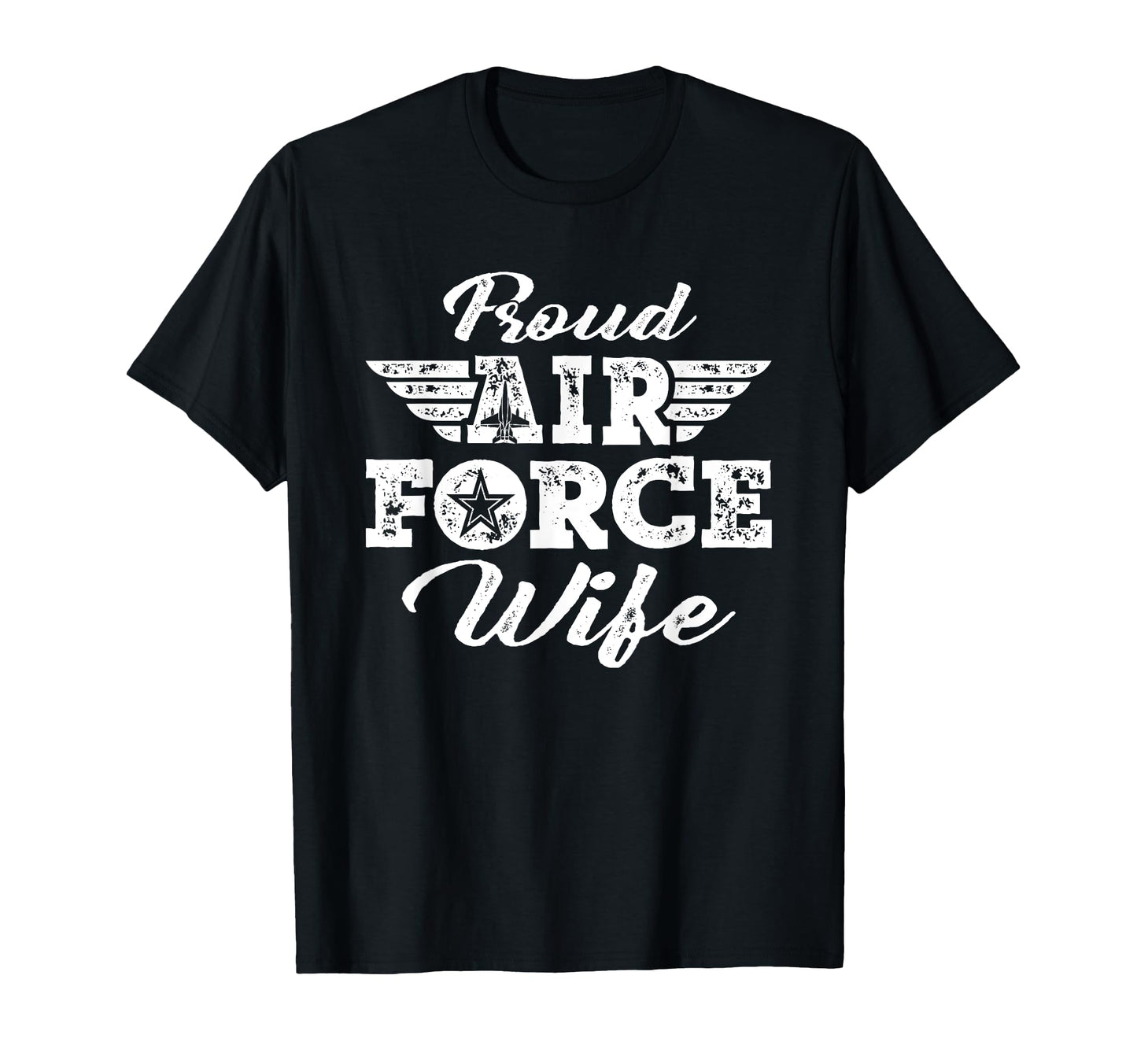 Proud Us Air Force Wife Pride Military T-Shirt - Graphic Print Unisex - T-Shirt, Sweatshirt, Hoodie