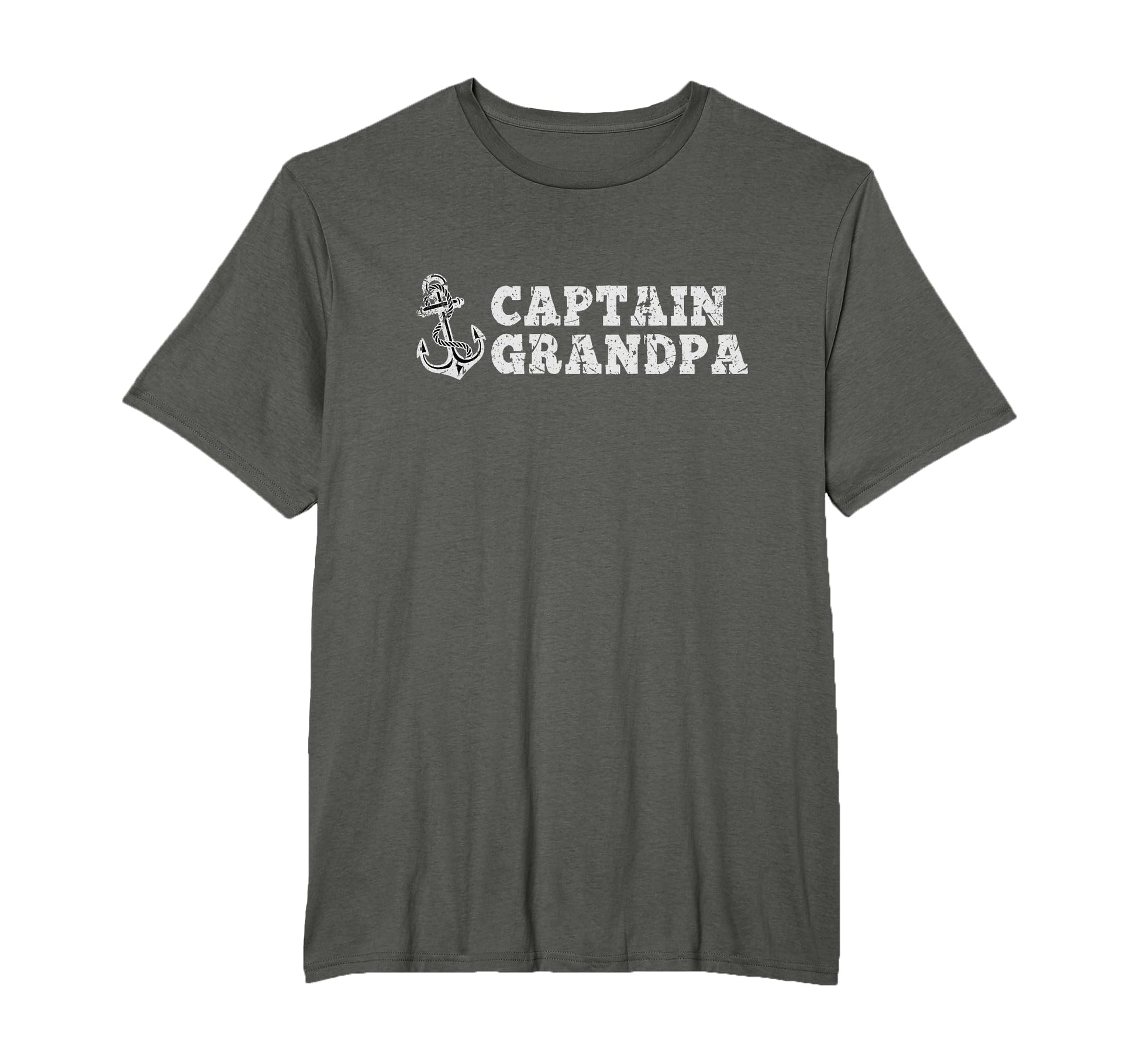 Captain Grandpa Sailing Boating T-Shirt - Casual Everyday Wear for Adults - T-Shirt, Sweatshirt, Hoodie