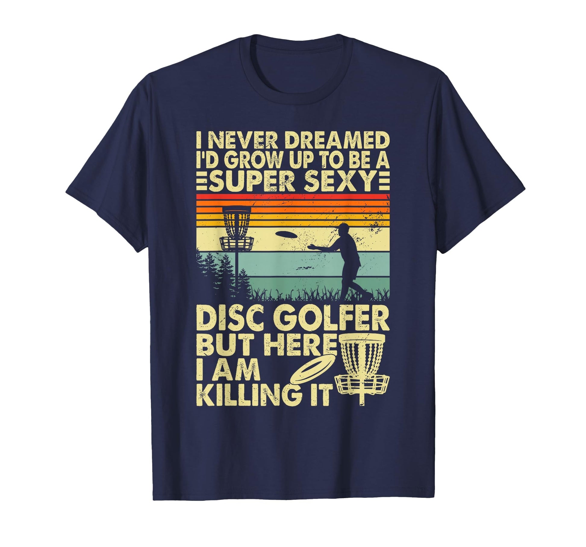 Disc Golf Dad Disc Golf Player Disc T-Shirt - Trendy Graphic for Adults - T-Shirt, Sweatshirt, Hoodie