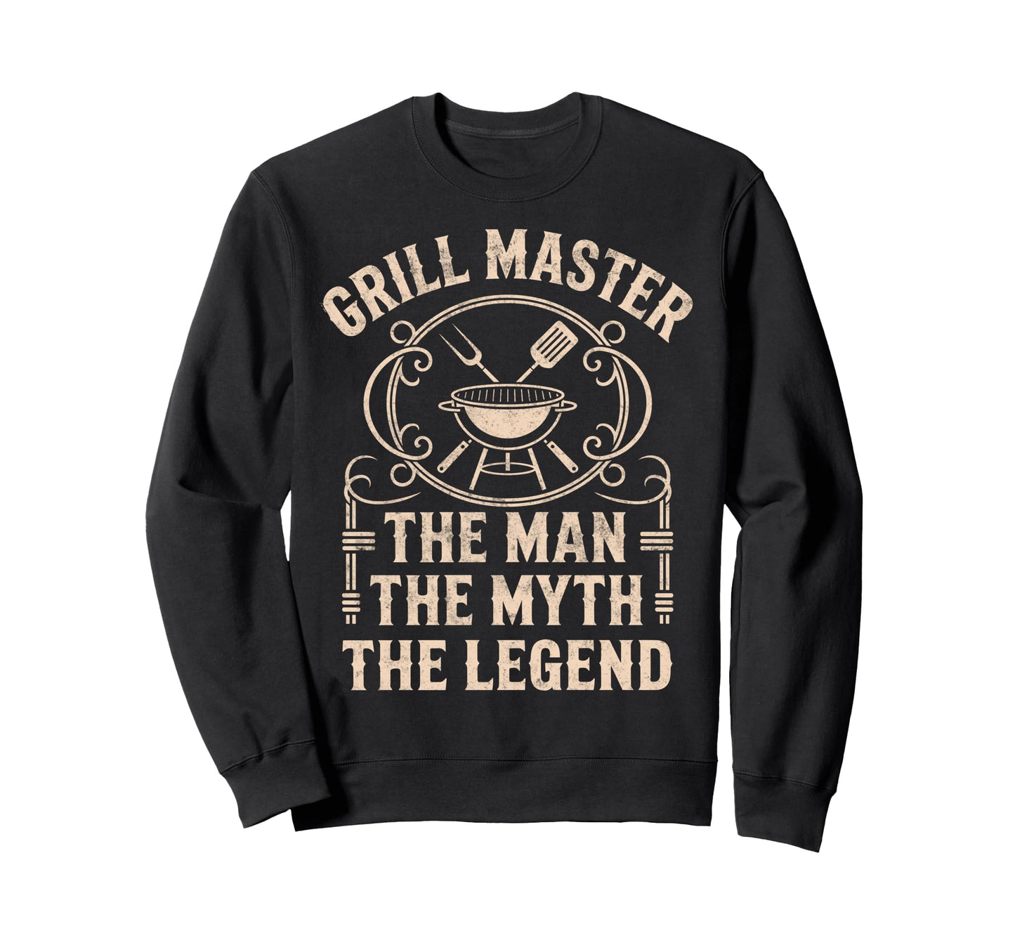 Funny Bbq Dad Grill Master Myth Sweatshirt - Trendy Graphic Men Women - T-Shirt, Sweatshirt, Hoodie