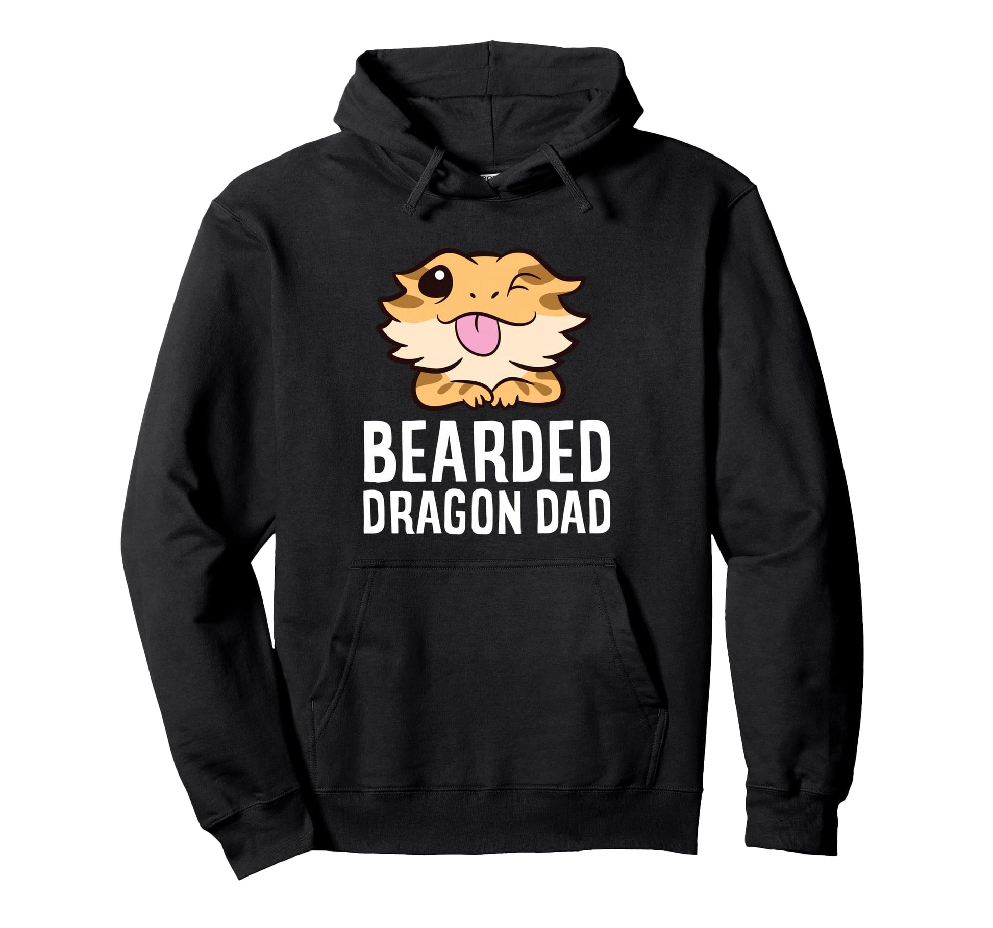 Bearded Dragon Dad Reptile Lizard Hoodie - Streetwear Style Men Women - T-Shirt, Sweatshirt, Hoodie