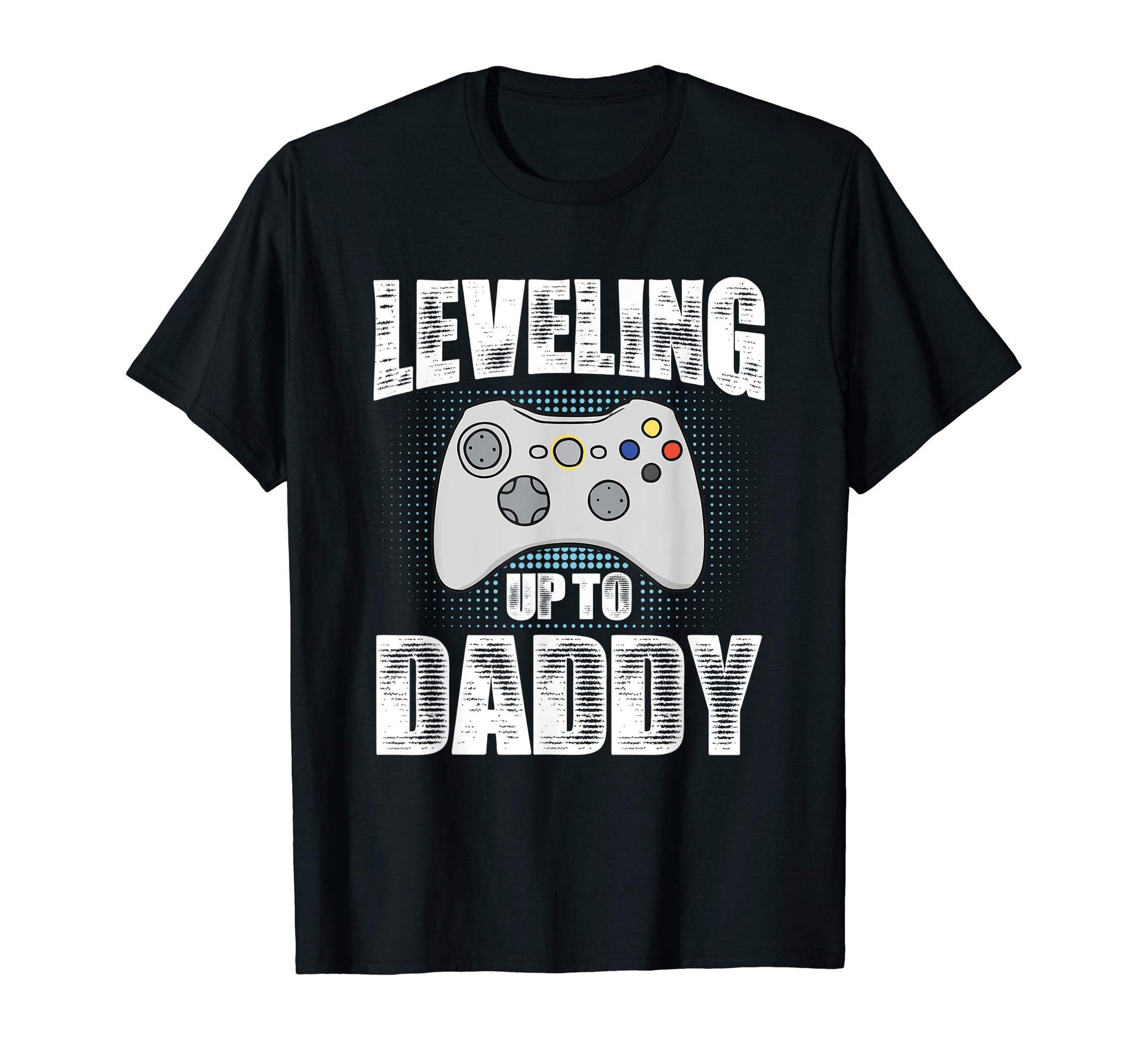 Mens Leveling Up To Daddy New Dad T-Shirt - Minimalist Print Men Women - T-Shirt, Sweatshirt, Hoodie
