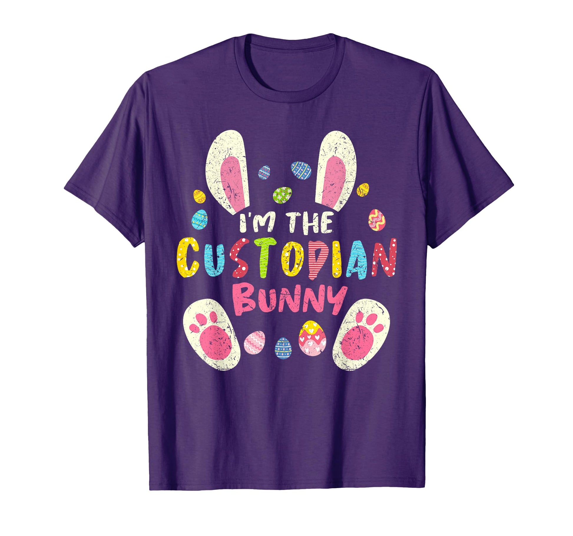 Custodian Easter Matching Family T-Shirt - Custom Art Print Men Women - T-Shirt, Sweatshirt, Hoodie