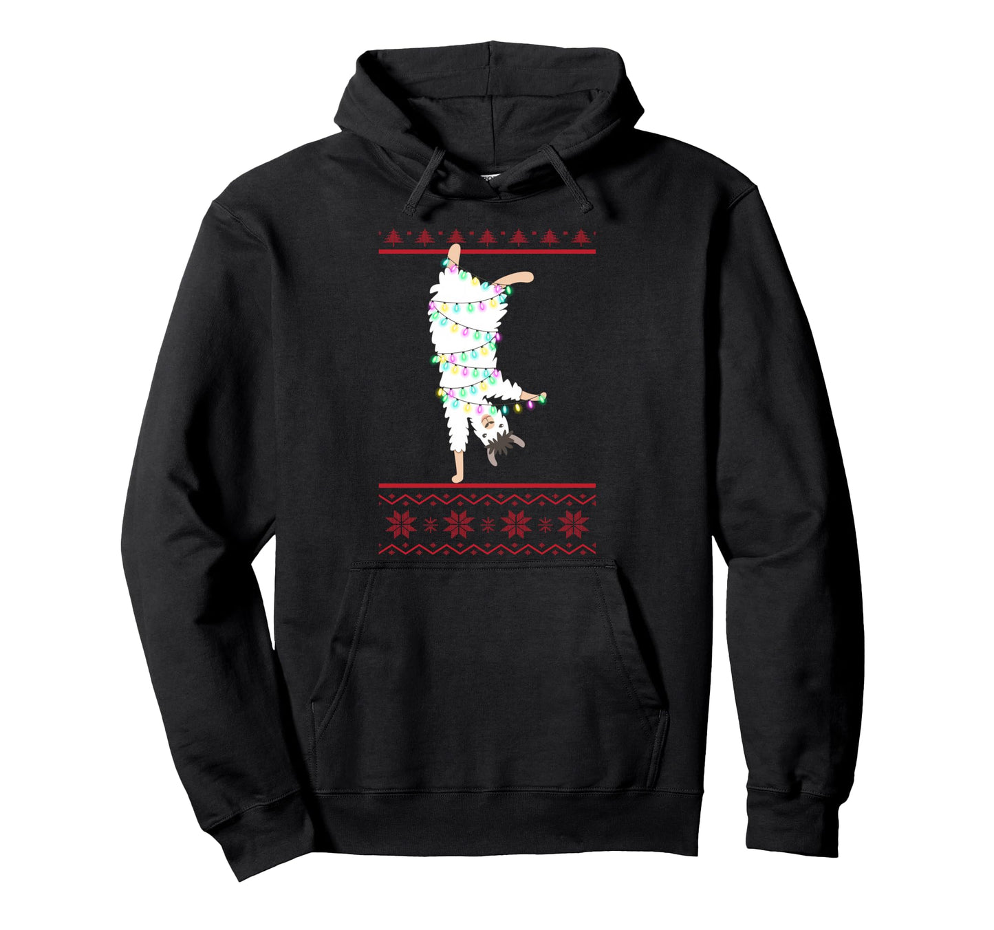 Ugly Llama X Mas Sweaters Mom Dad Hoodie - Trendy Graphic Unisex - T-Shirt, Sweatshirt, Hoodie