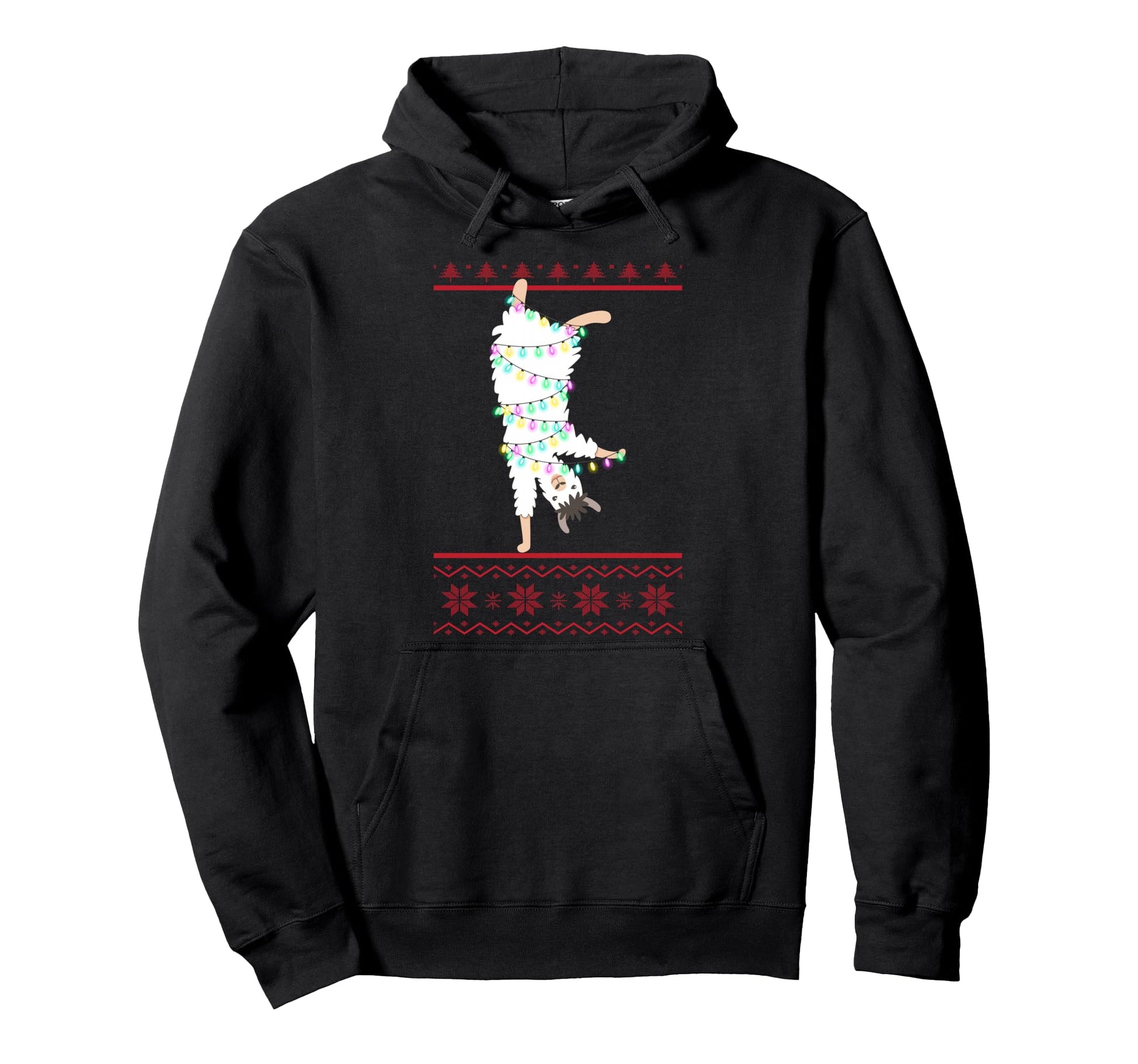 Ugly Llama X Mas Sweaters Mom Dad Hoodie - Trendy Graphic Unisex - T-Shirt, Sweatshirt, Hoodie