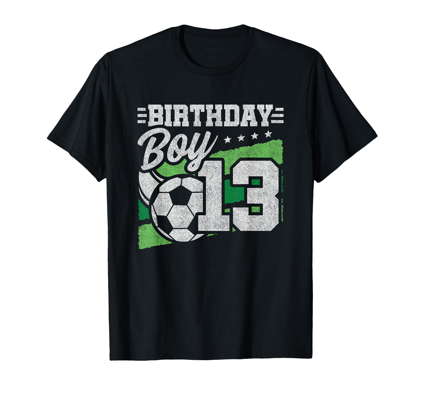 13 Year Old Birthday Soccer Party 13Th T-Shirt - Custom Art Print Unisex - T-Shirt, Sweatshirt, Hoodie