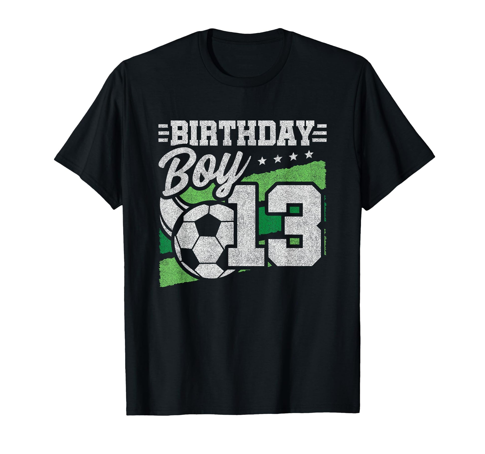 13 Year Old Birthday Soccer Party 13Th T-Shirt - Custom Art Print Unisex - T-Shirt, Sweatshirt, Hoodie