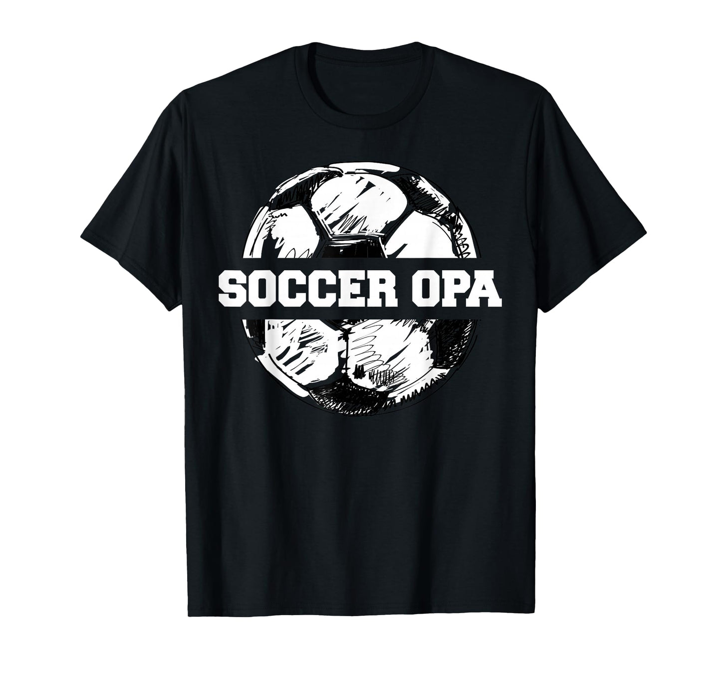 Soccer Opa Soccer Ball Split Funny T-Shirt - Aesthetic Graphic Unisex - T-Shirt, Sweatshirt, Hoodie