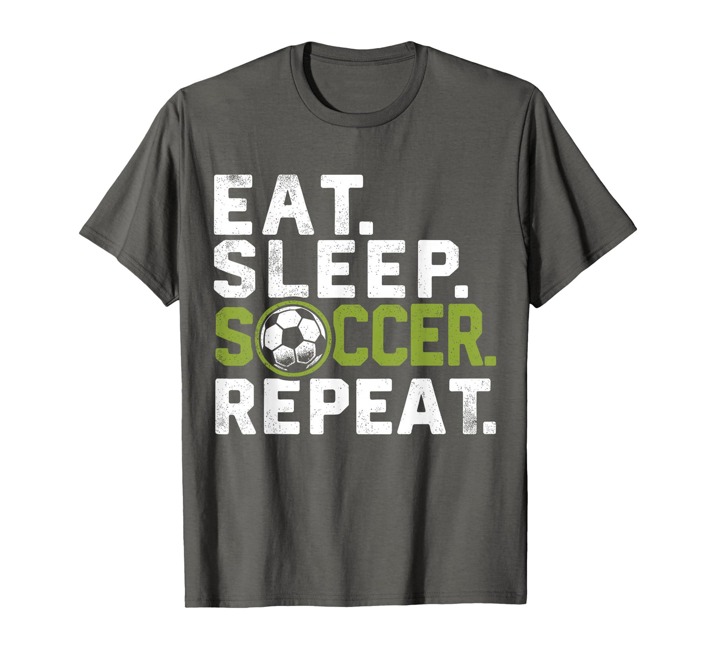 Eat Sleep Soccer Repeat Funny Soccer T-Shirt - Custom Art Print for Adults - T-Shirt, Sweatshirt, Hoodie