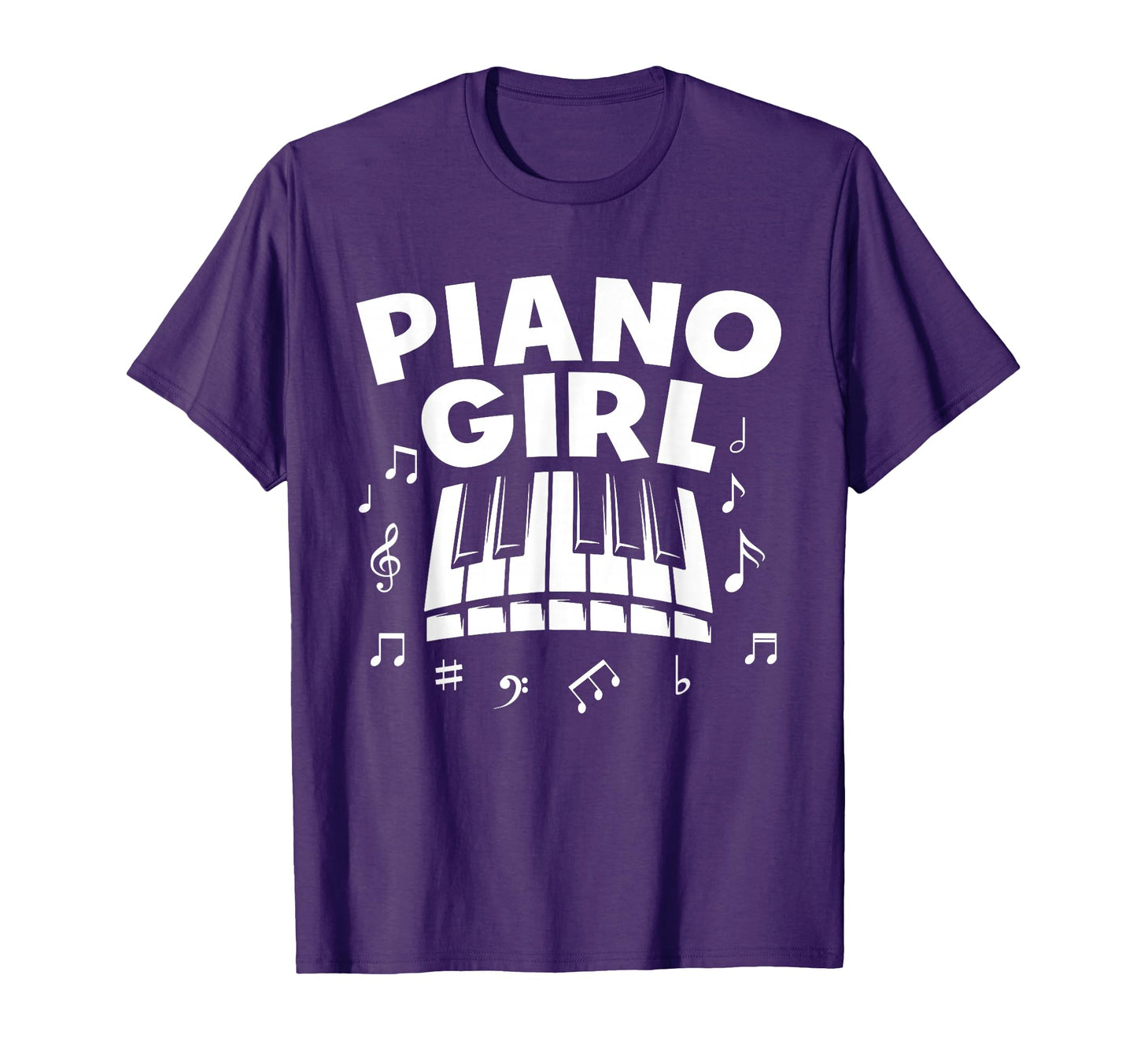 Piano Musical Piano Player Key T-Shirt - Fun Novelty Design Men Women - T-Shirt, Sweatshirt, Hoodie