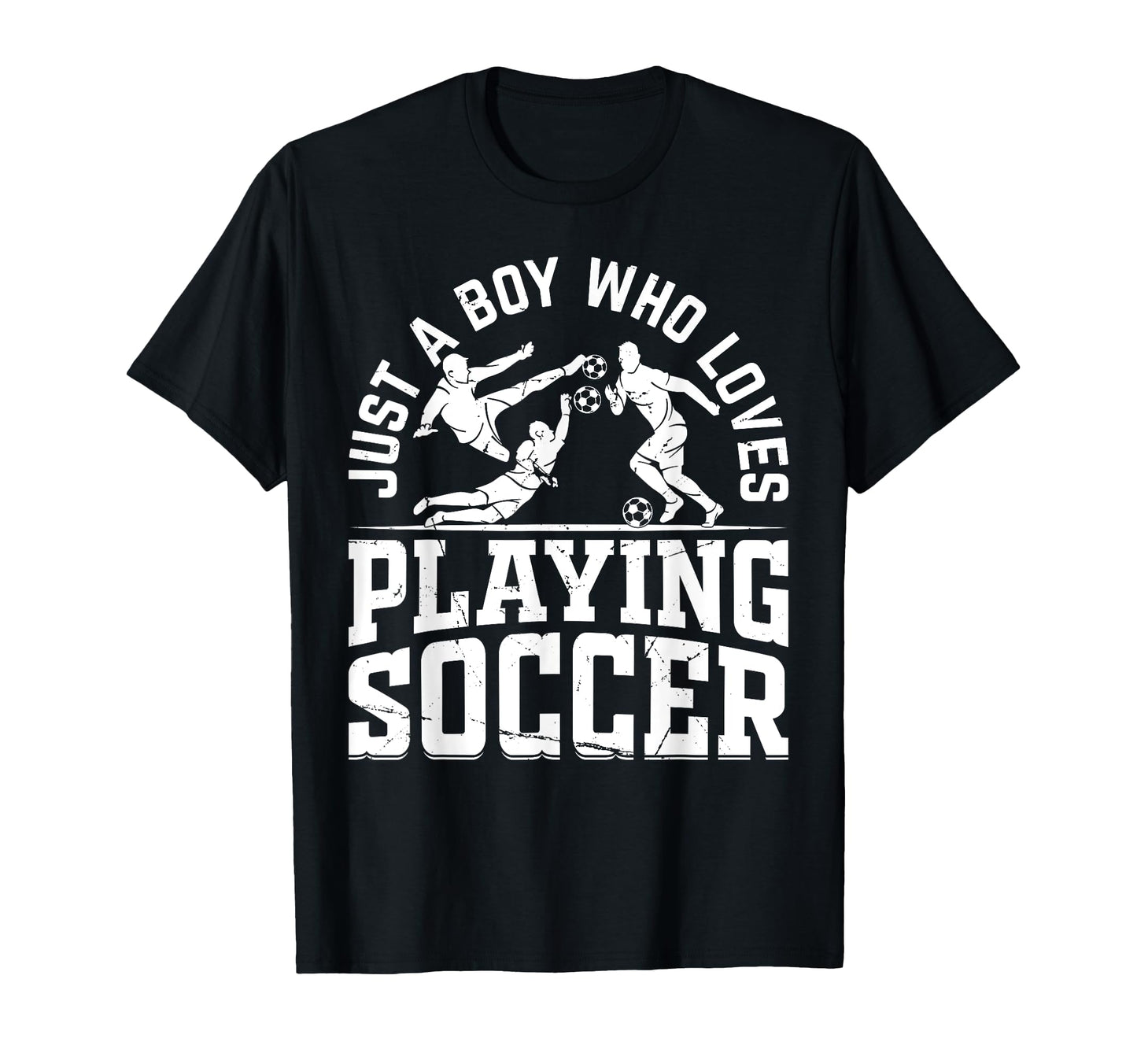 Soccer Player Just Who Loves Playing Soccer T-Shirt - Trendy Graphic Unisex - T-Shirt, Sweatshirt, Hoodie