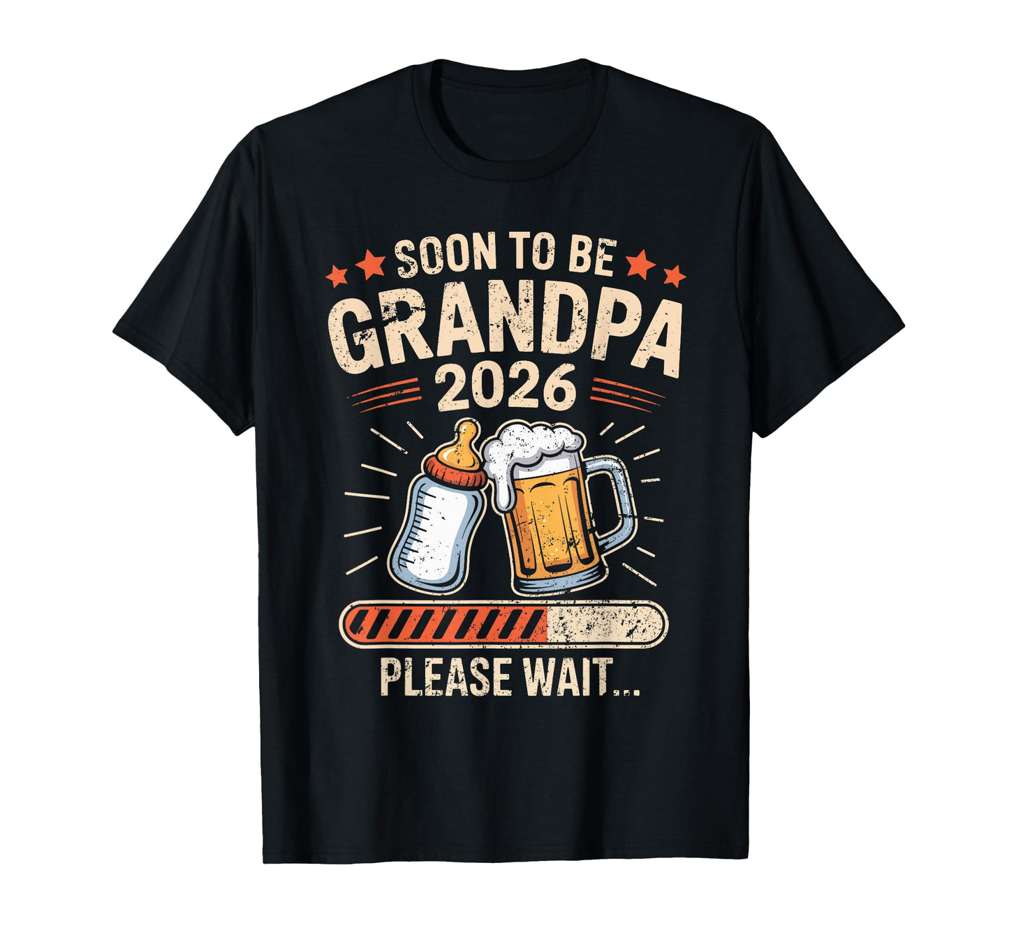 Mens Soon To Be Grandpa Est 2026 T-Shirt - Trendy Graphic Unisex - T-Shirt, Sweatshirt, Hoodie