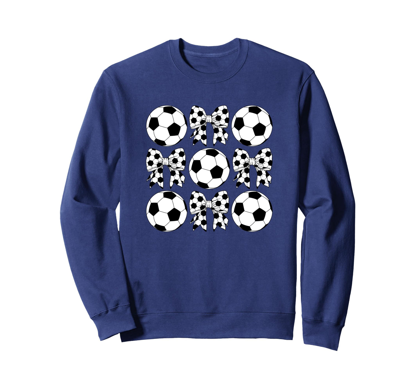 Womens Soccer Mama Coquette Bow Sweatshirt - Custom Art Print Men Women - T-Shirt, Sweatshirt, Hoodie