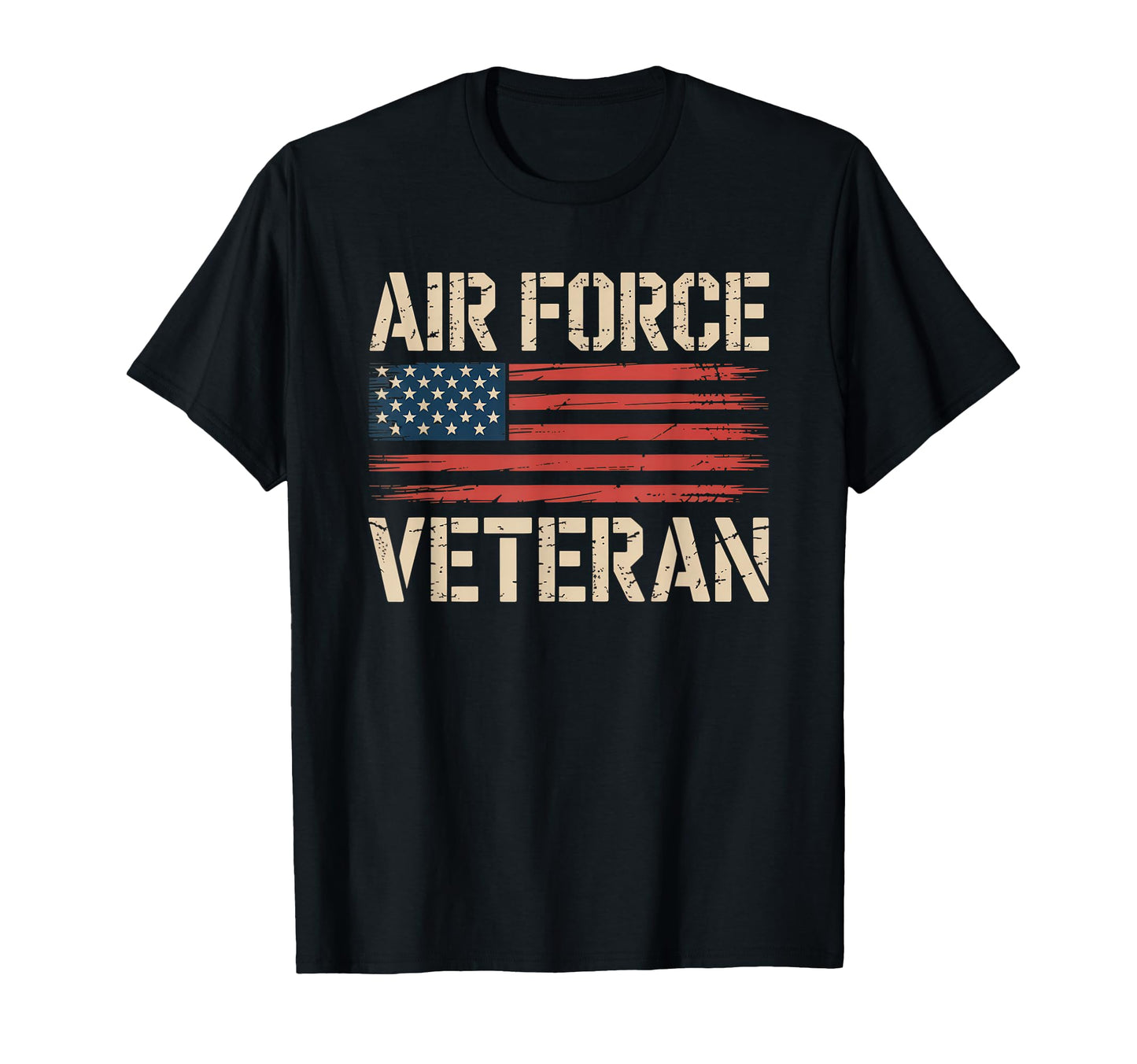Air Force Veteran Us American Flag Dad T-Shirt - Graphic Print Unisex - T-Shirt, Sweatshirt, Hoodie