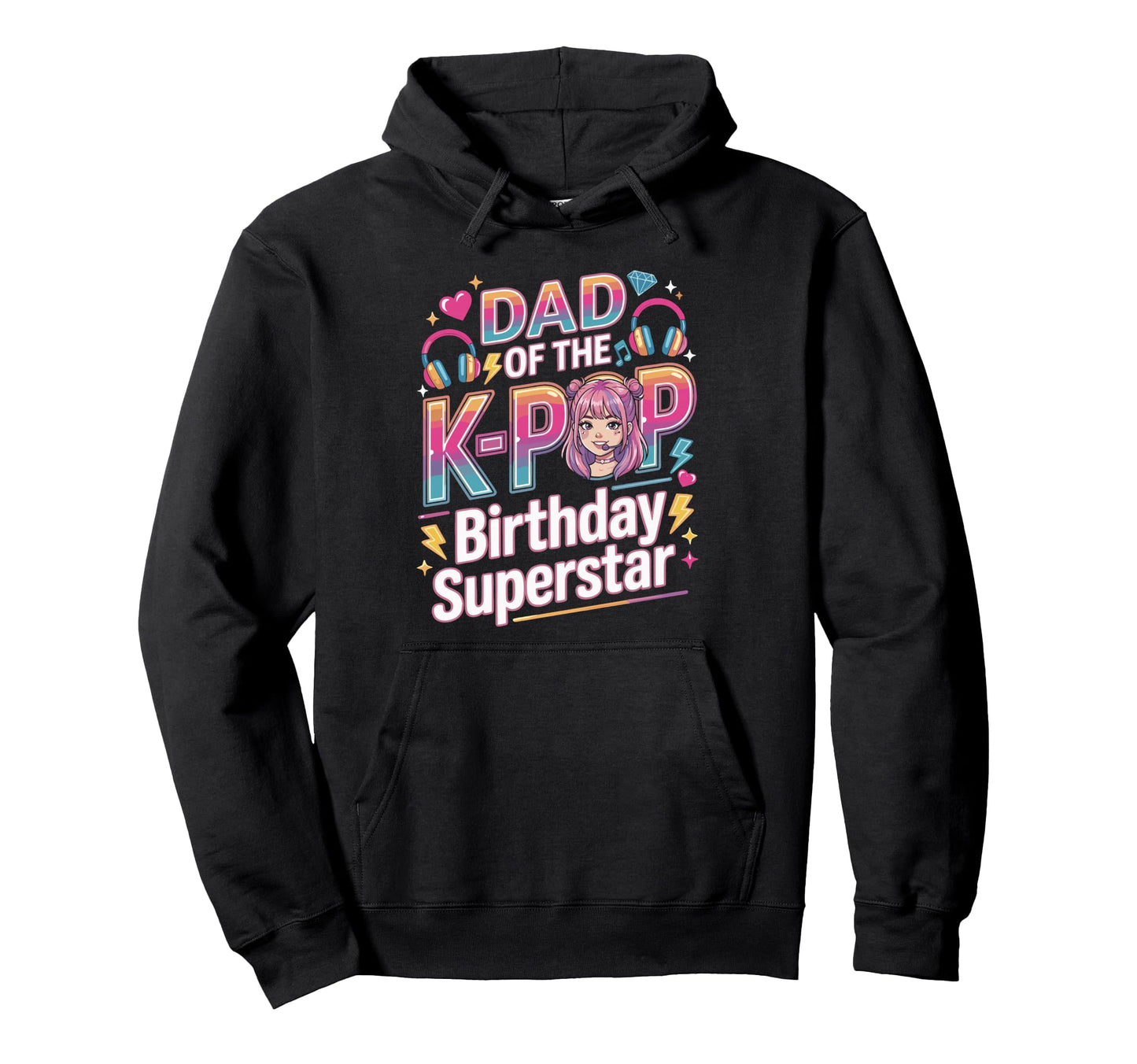 Kpop Outfit Korean Music Dad K Pop Hoodie - Minimalist Print Men Women - T-Shirt, Sweatshirt, Hoodie