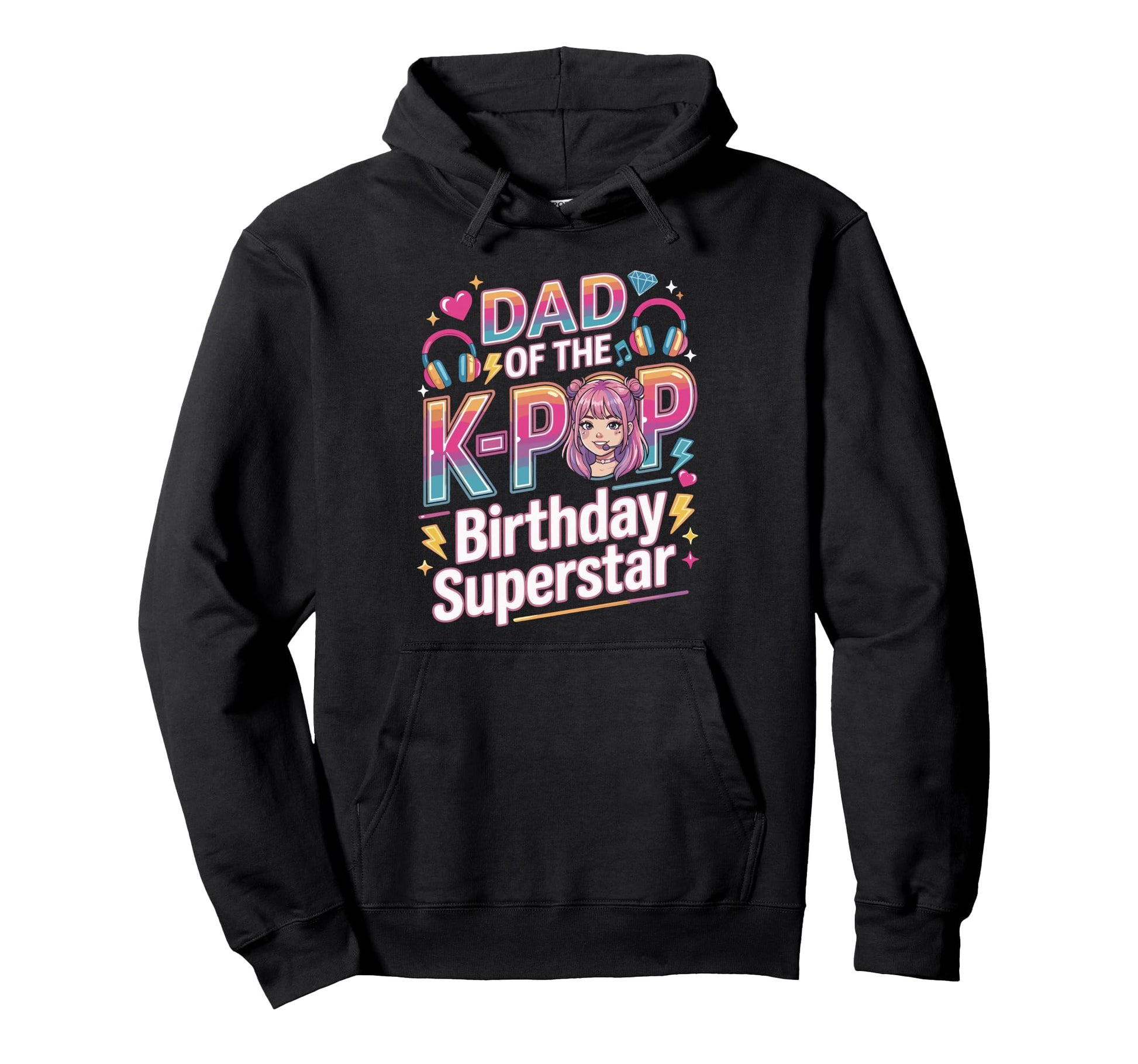 Kpop Outfit Korean Music Dad K Pop Hoodie - Minimalist Print Men Women - T-Shirt, Sweatshirt, Hoodie