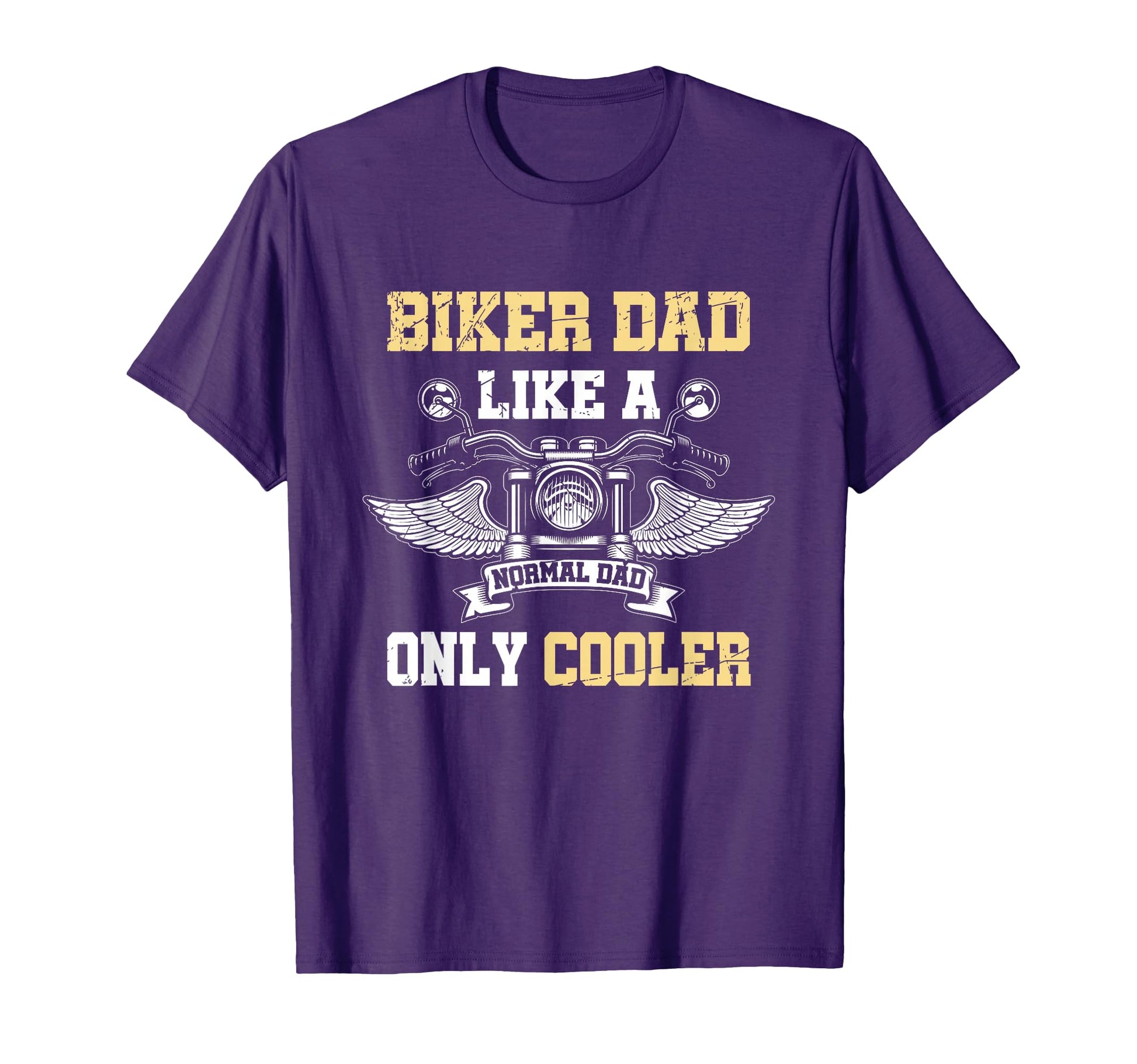 Funny Biker Dad Motorcycle Riding Fathers T-Shirt - Graphic Print Unisex - T-Shirt, Sweatshirt, Hoodie