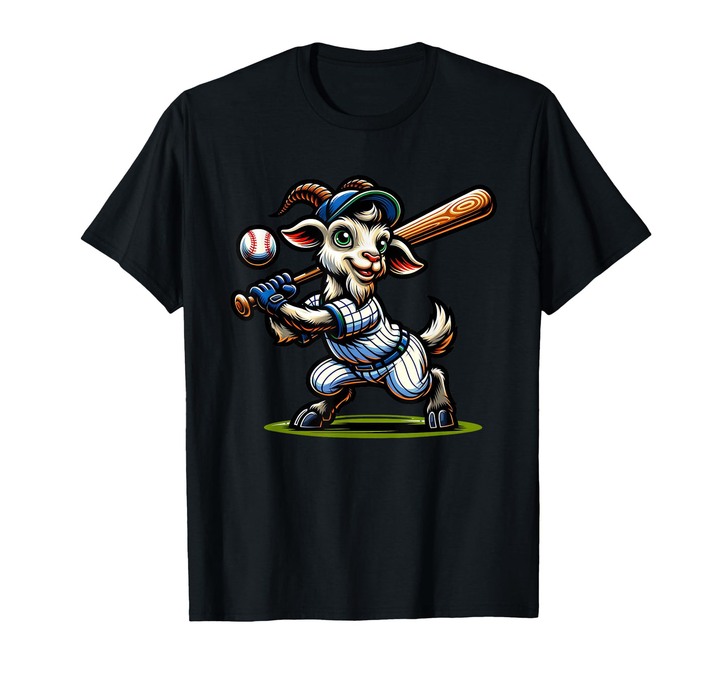 Unique Sports Goat And Baseball T-Shirt - Streetwear Style Unisex - T-Shirt, Sweatshirt, Hoodie