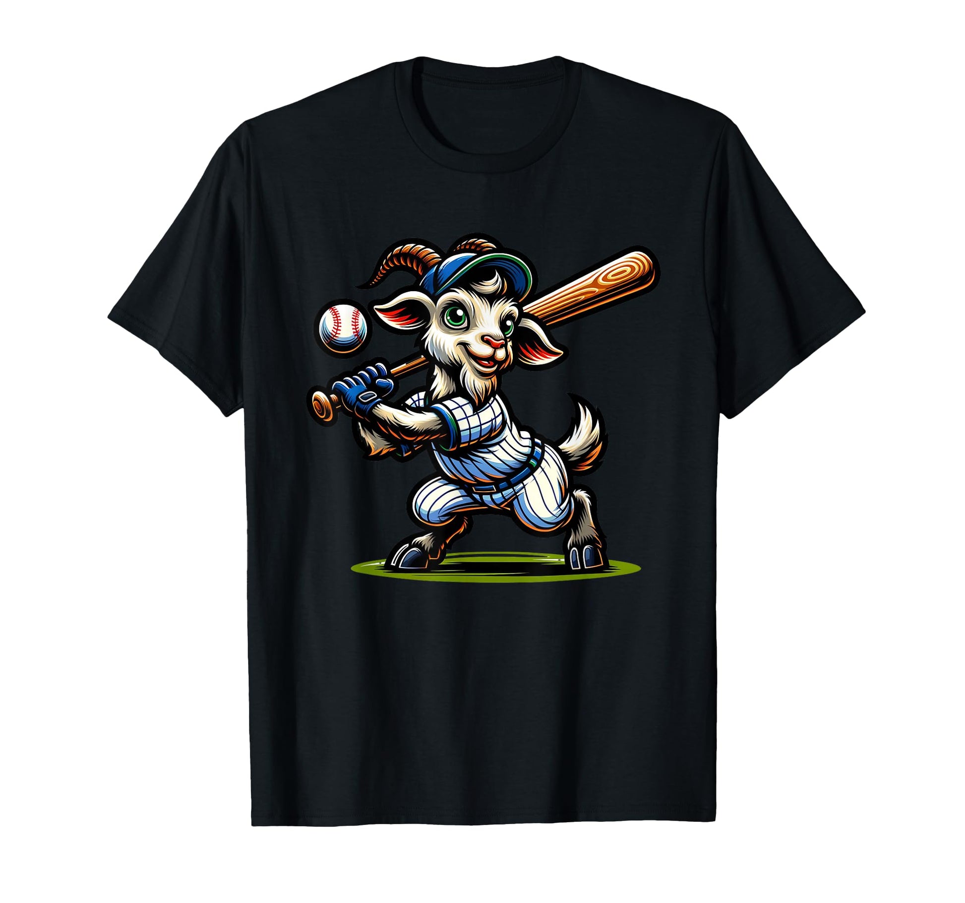 Unique Sports Goat And Baseball T-Shirt - Streetwear Style Unisex - T-Shirt, Sweatshirt, Hoodie