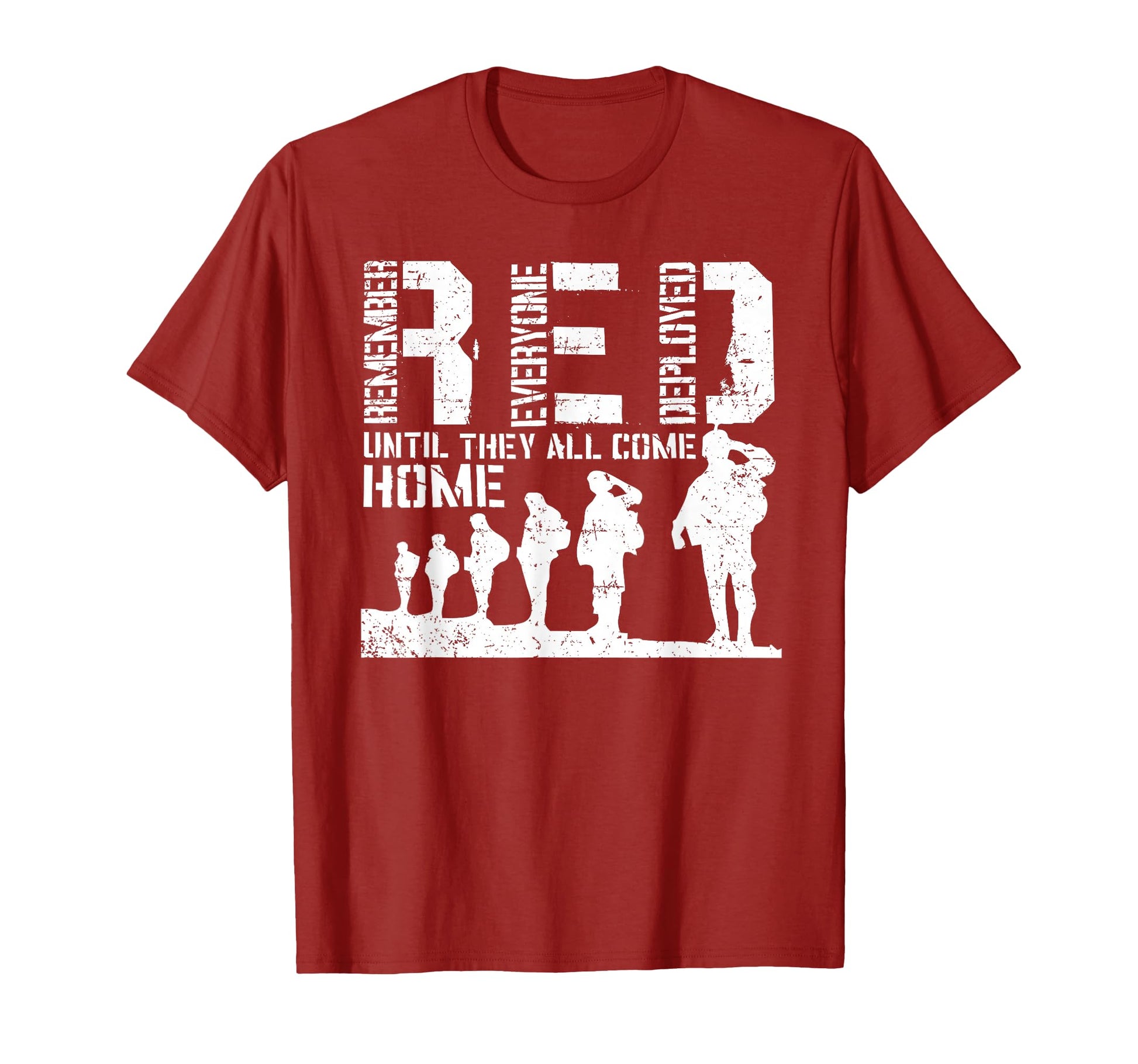 Red Friday Military Shirts I Wear T-Shirt - Fun Novelty Design for Adults - T-Shirt, Sweatshirt, Hoodie